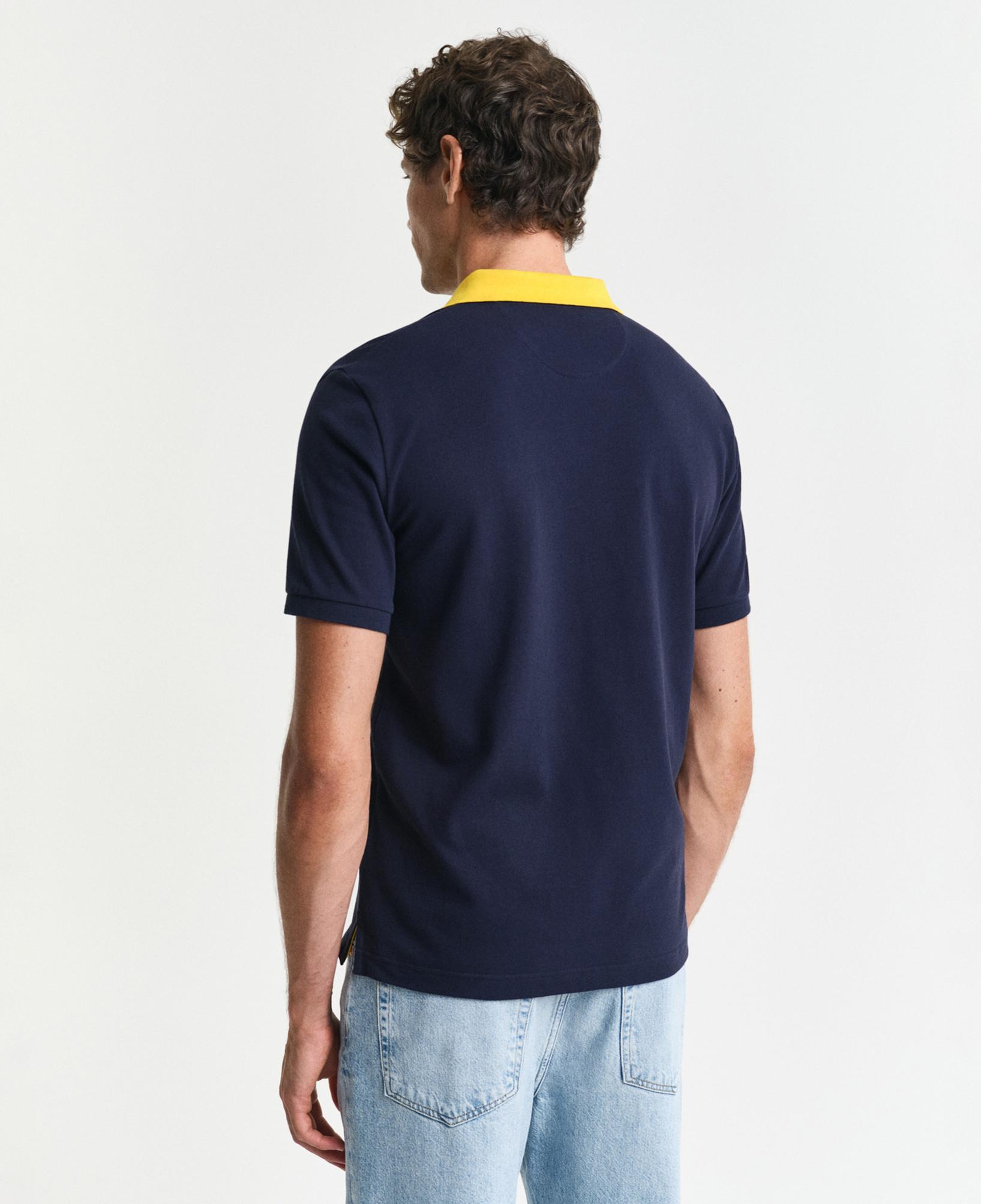 GANT Erkek Lacivert Regular Fit Polo