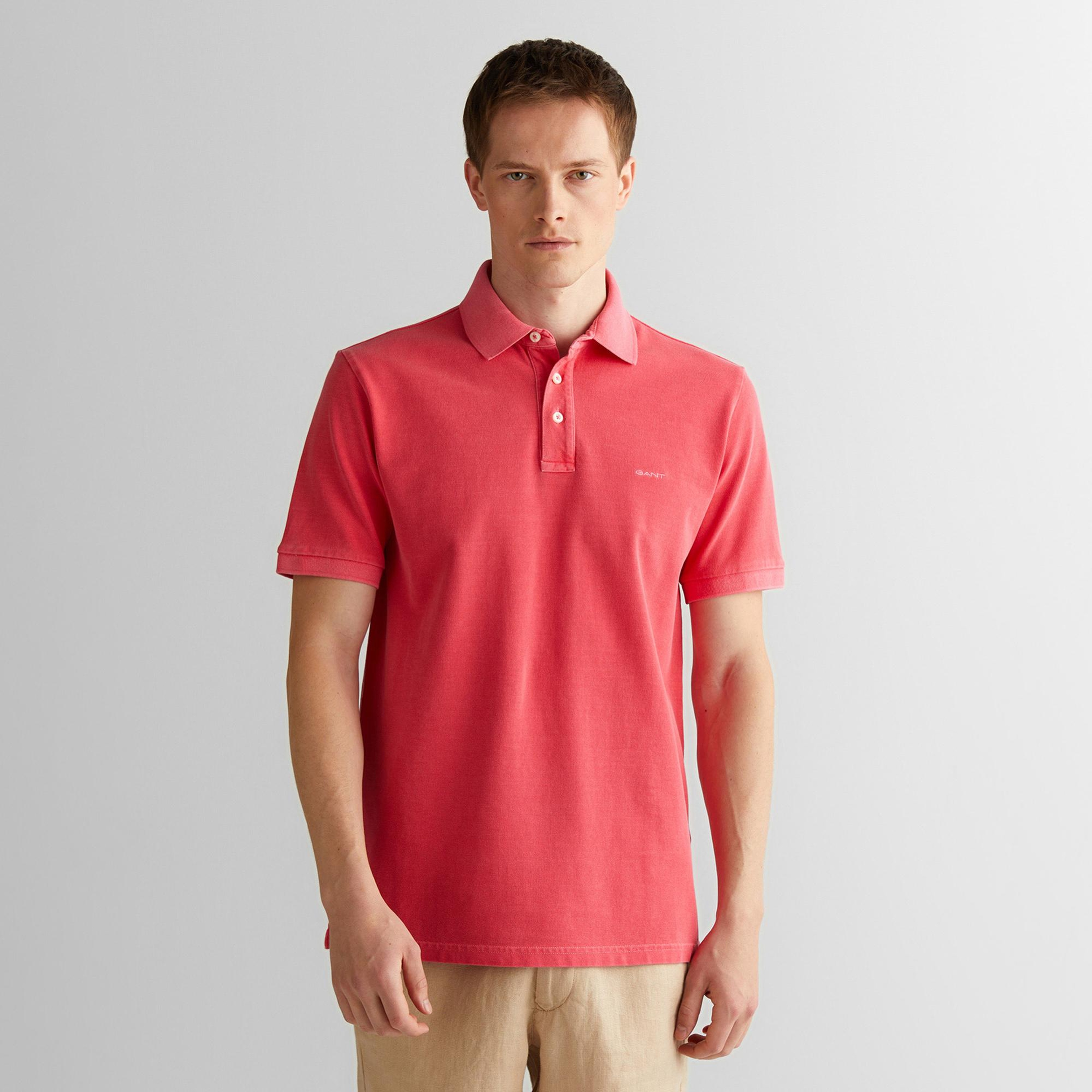 Gant Erkek Kırmızı Regular Fit Polo