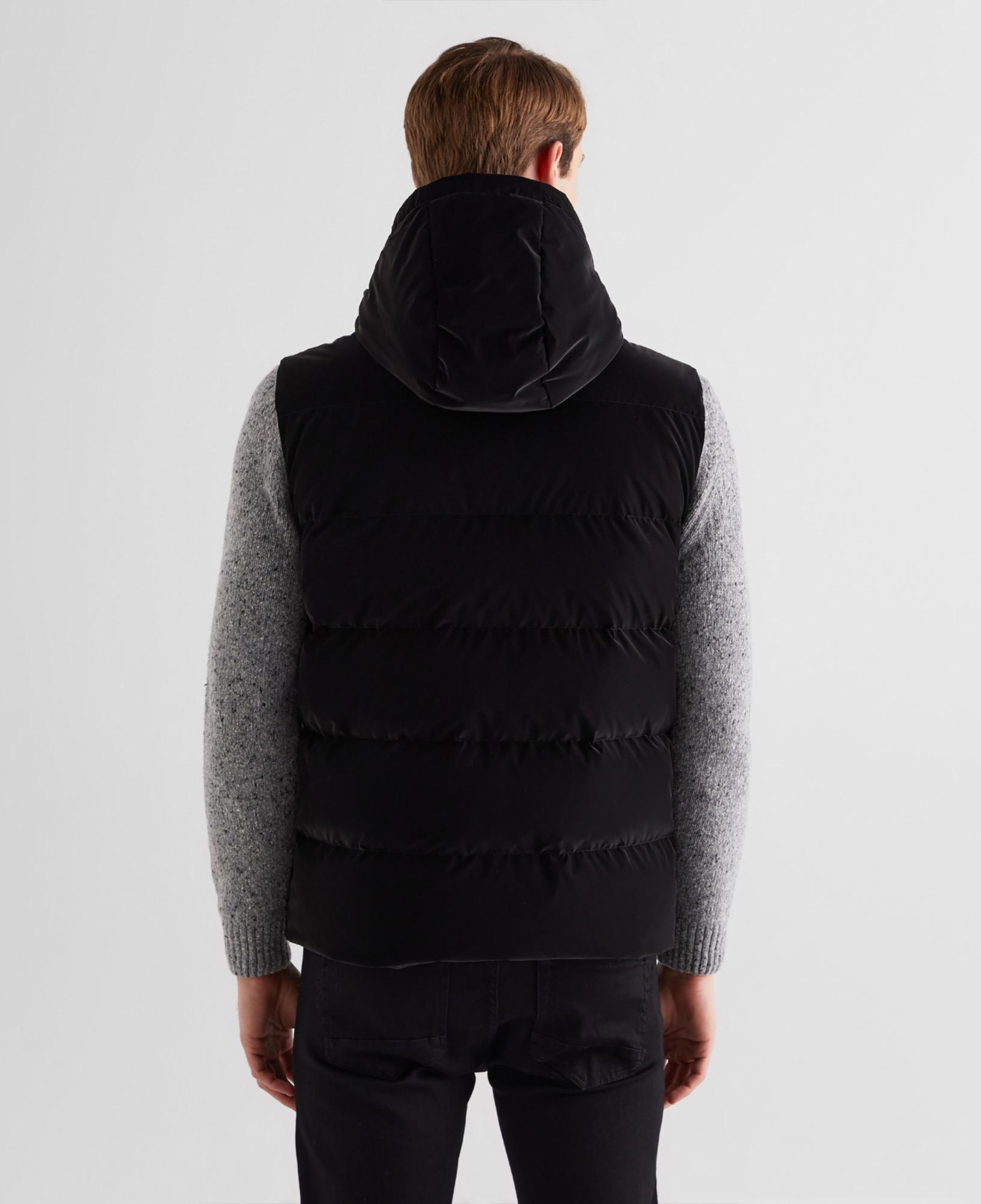 GANT Erkek Siyah Kapüşonlu Yelek