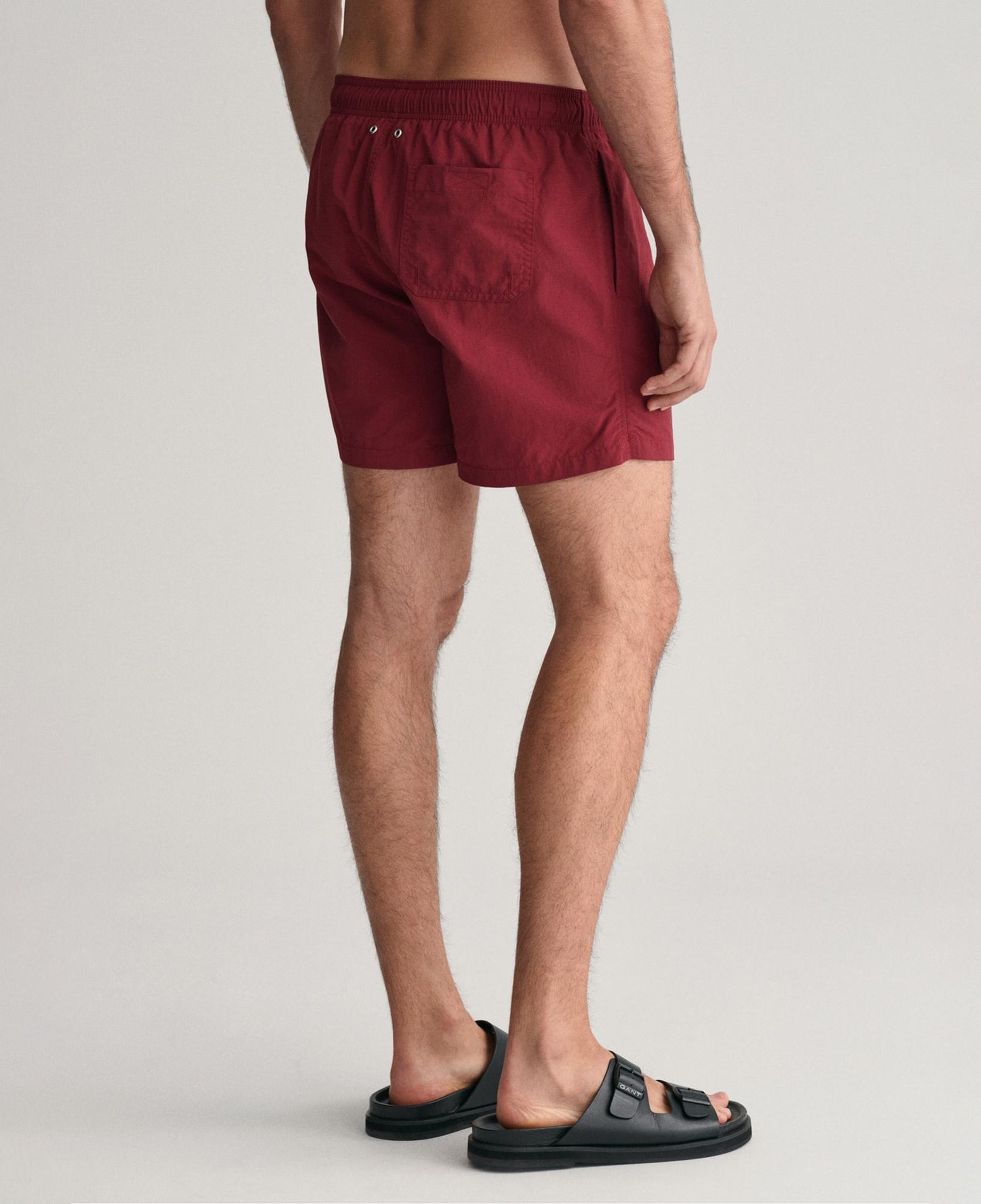 GANT Erkek Bordo Regular Fit Mayo Şort
