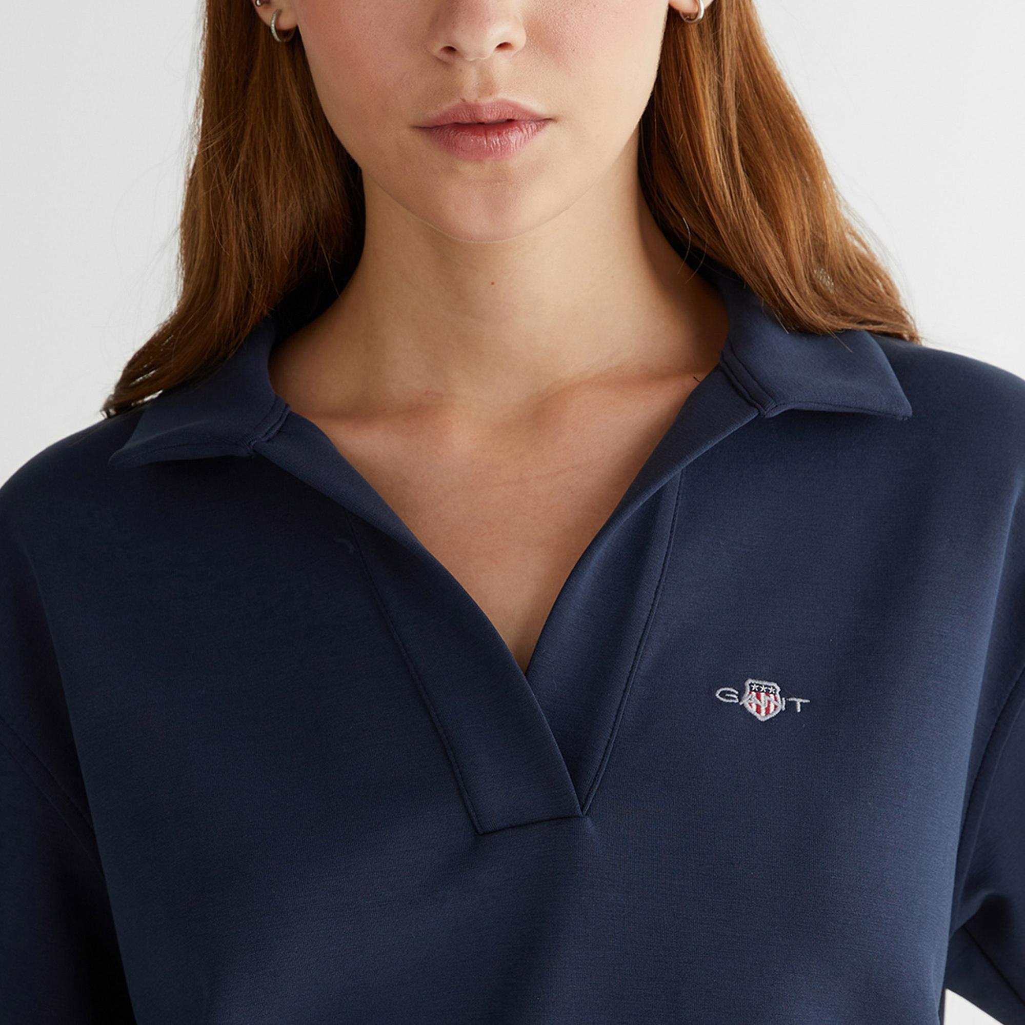 GANT Kadın Lacivert Logolu Polo