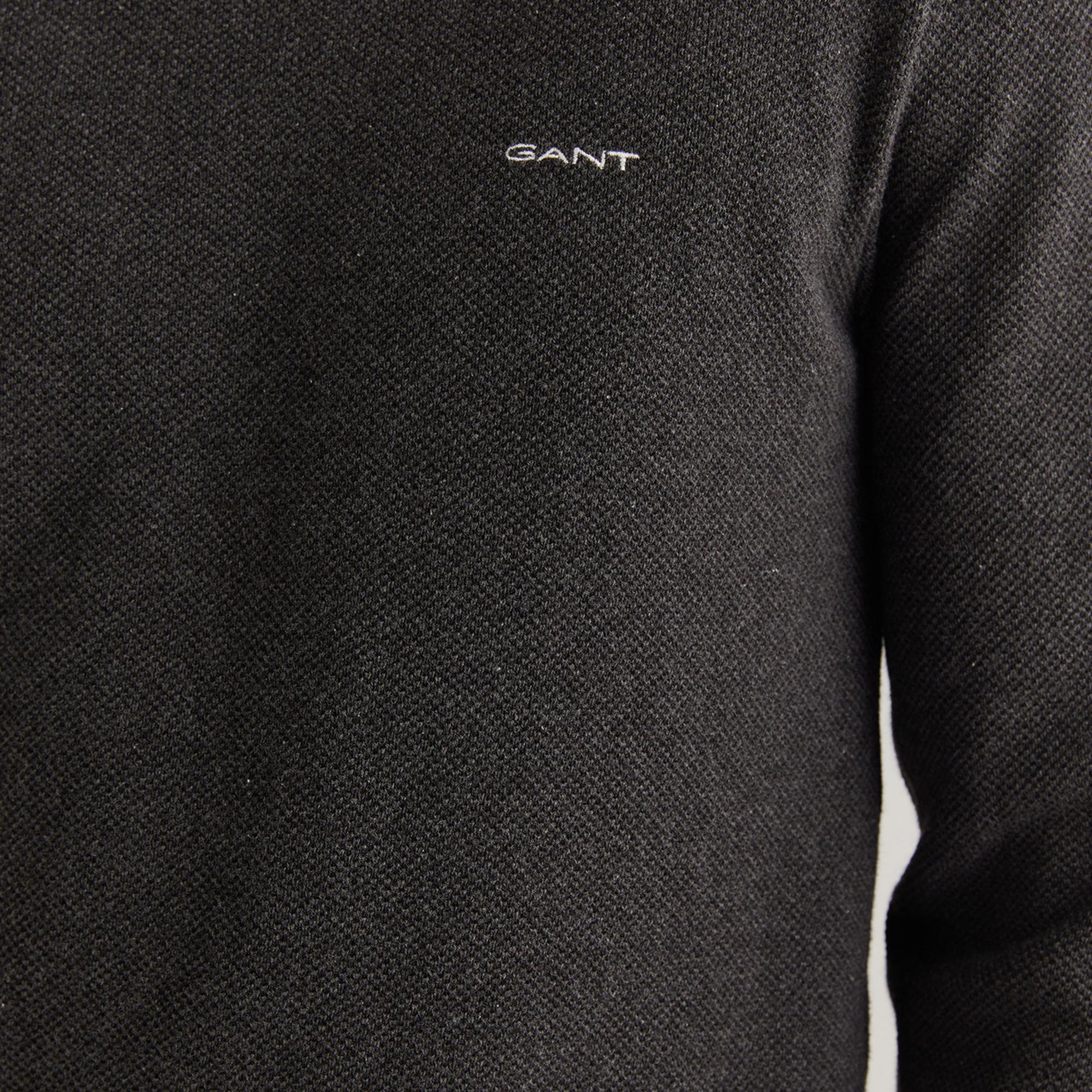 GANT Erkek Gri Regular Fit Bisiklet Yaka Kazak