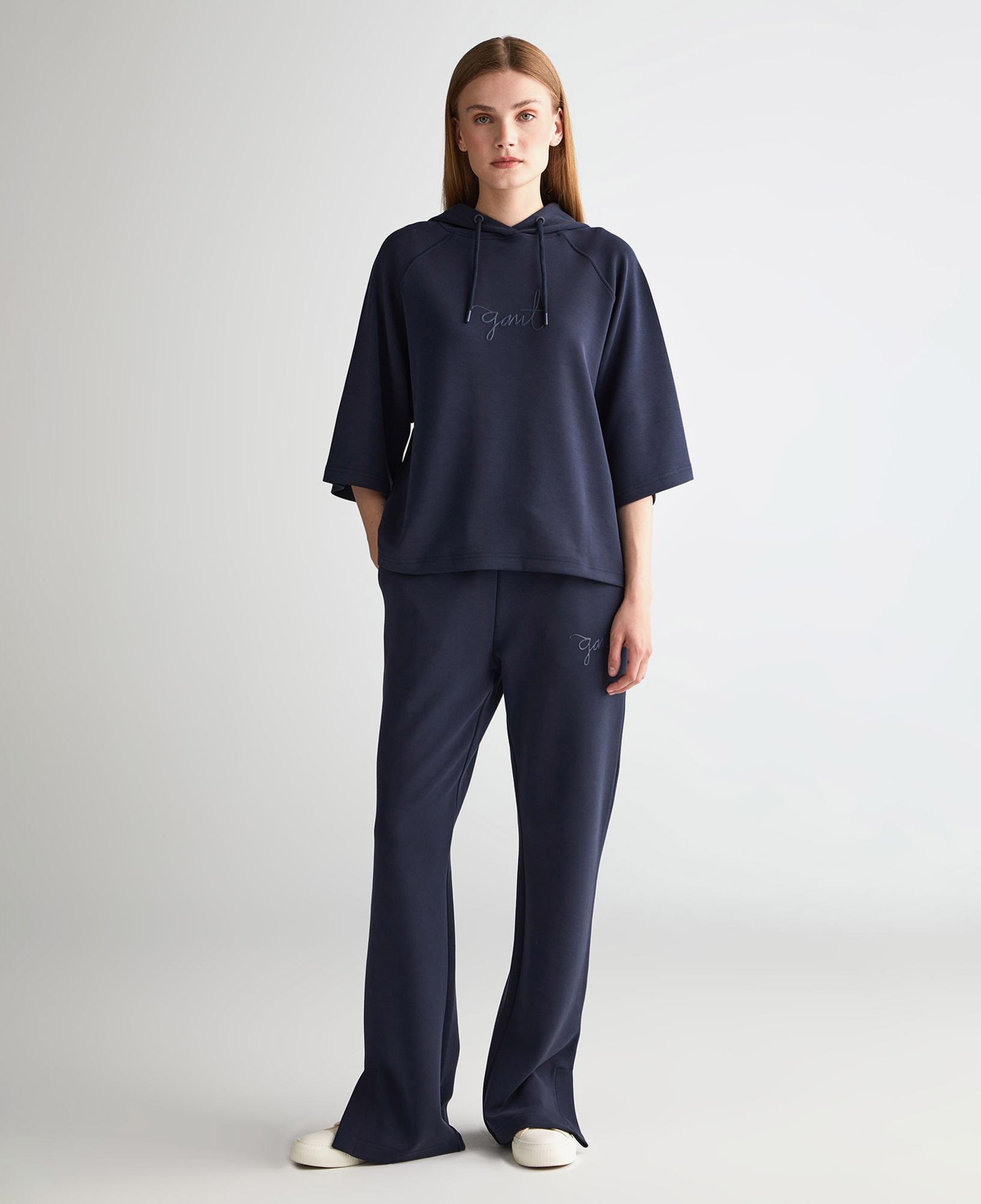 GANT Kadın Lacivert Regular Fit Eşofman Altı