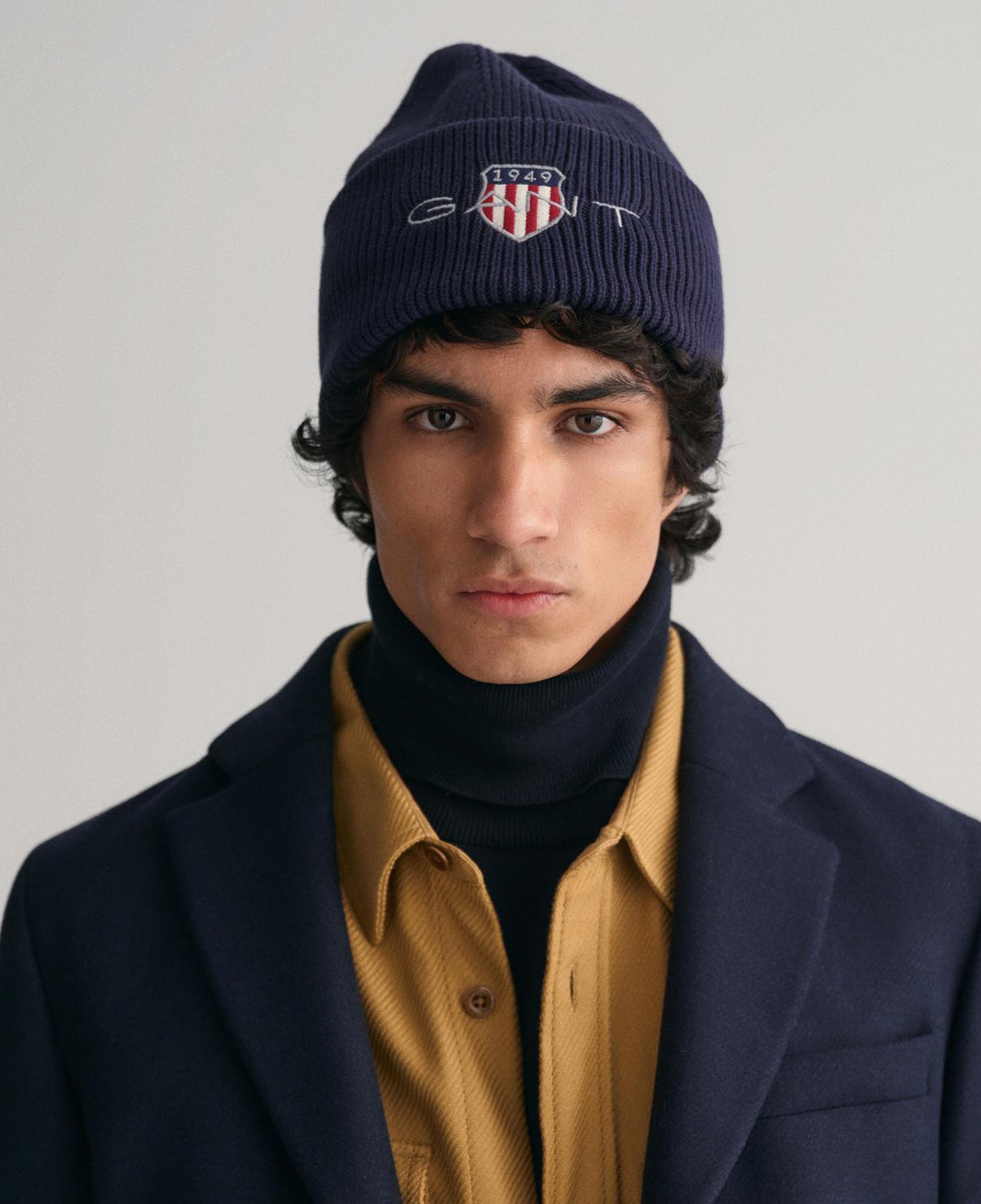 GANT Unisex Lacivert Logolu Bere