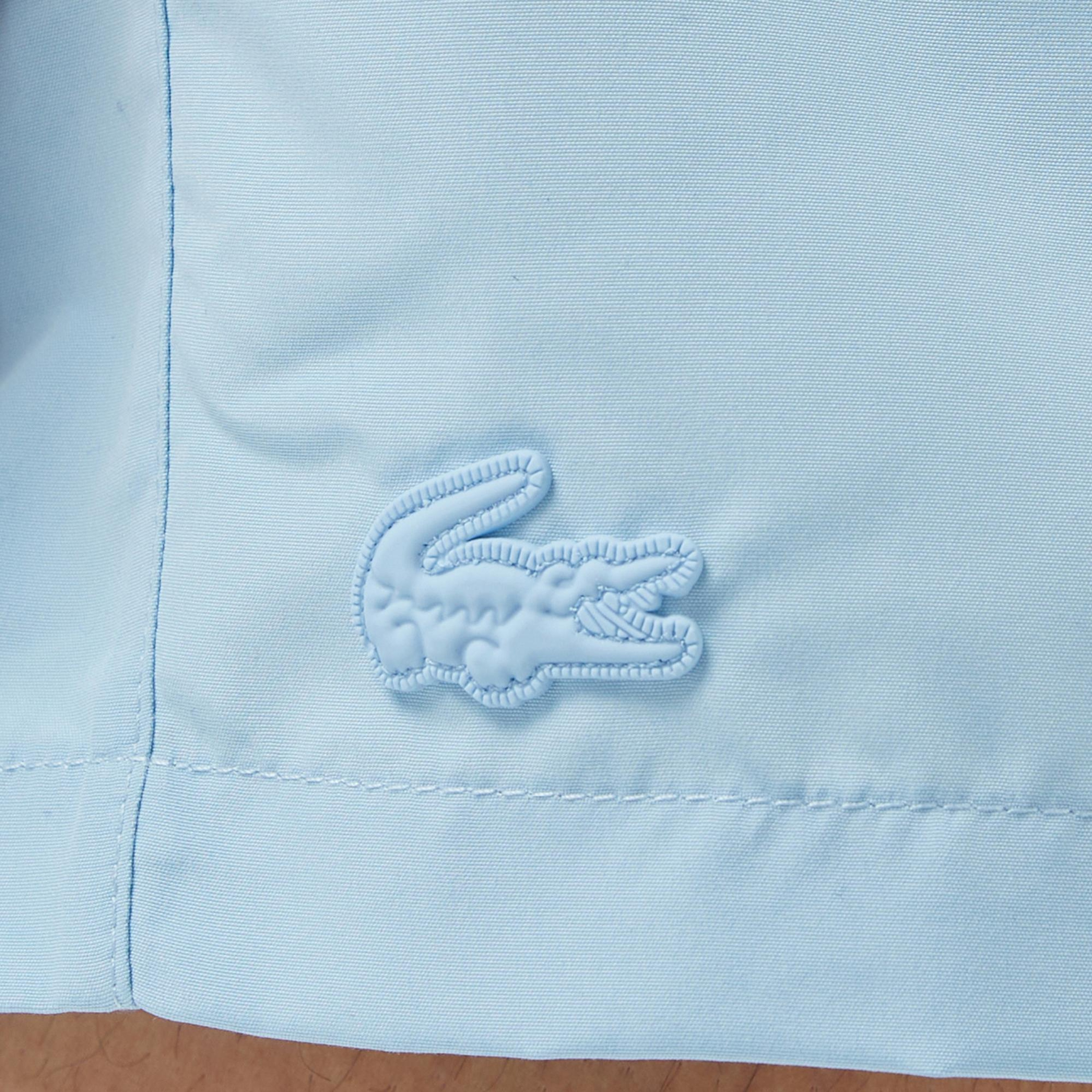 Lacoste Erkek Regular Fit Açık Mavi Mayo