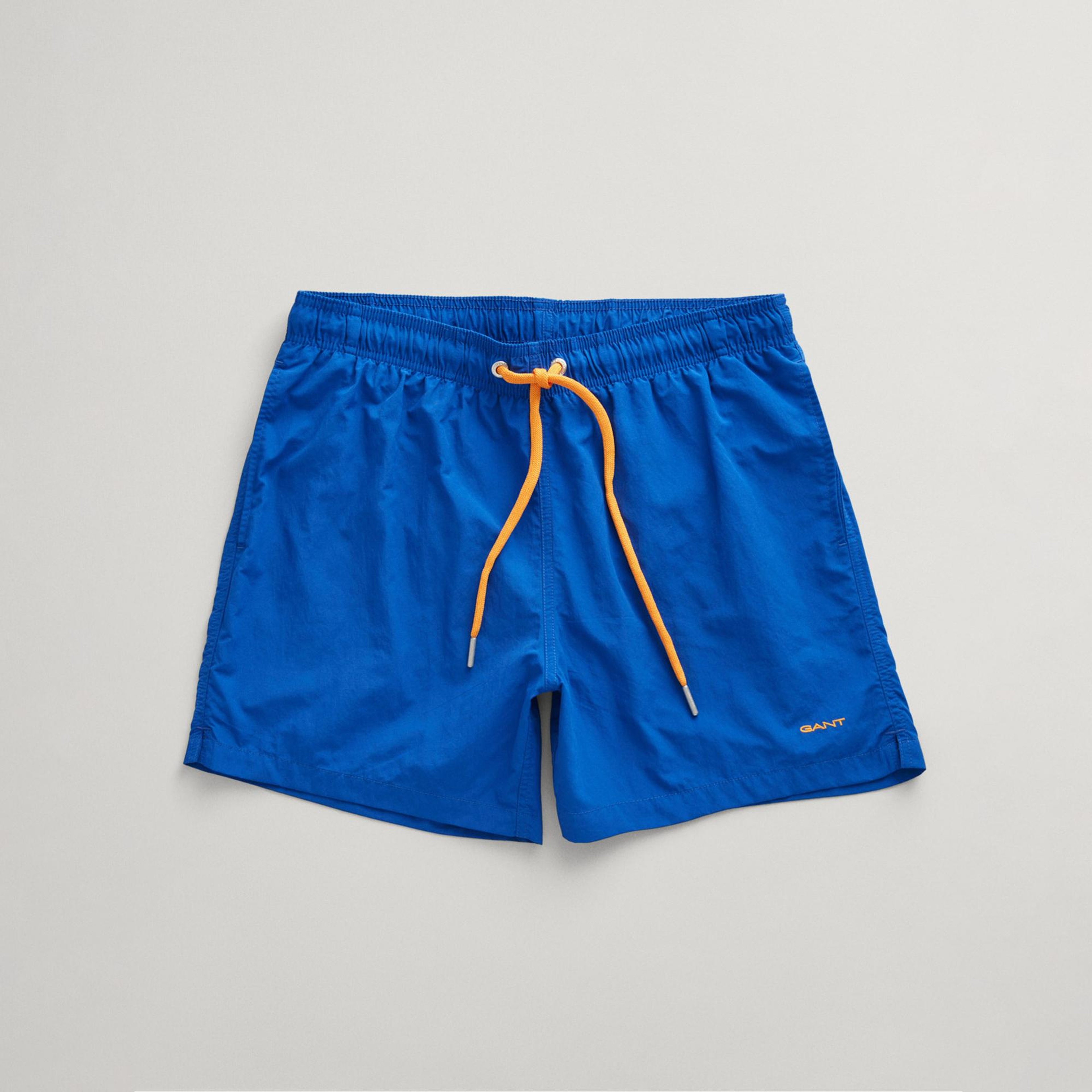 GANT Erkek Mavi Regular Fit Mayo Şort