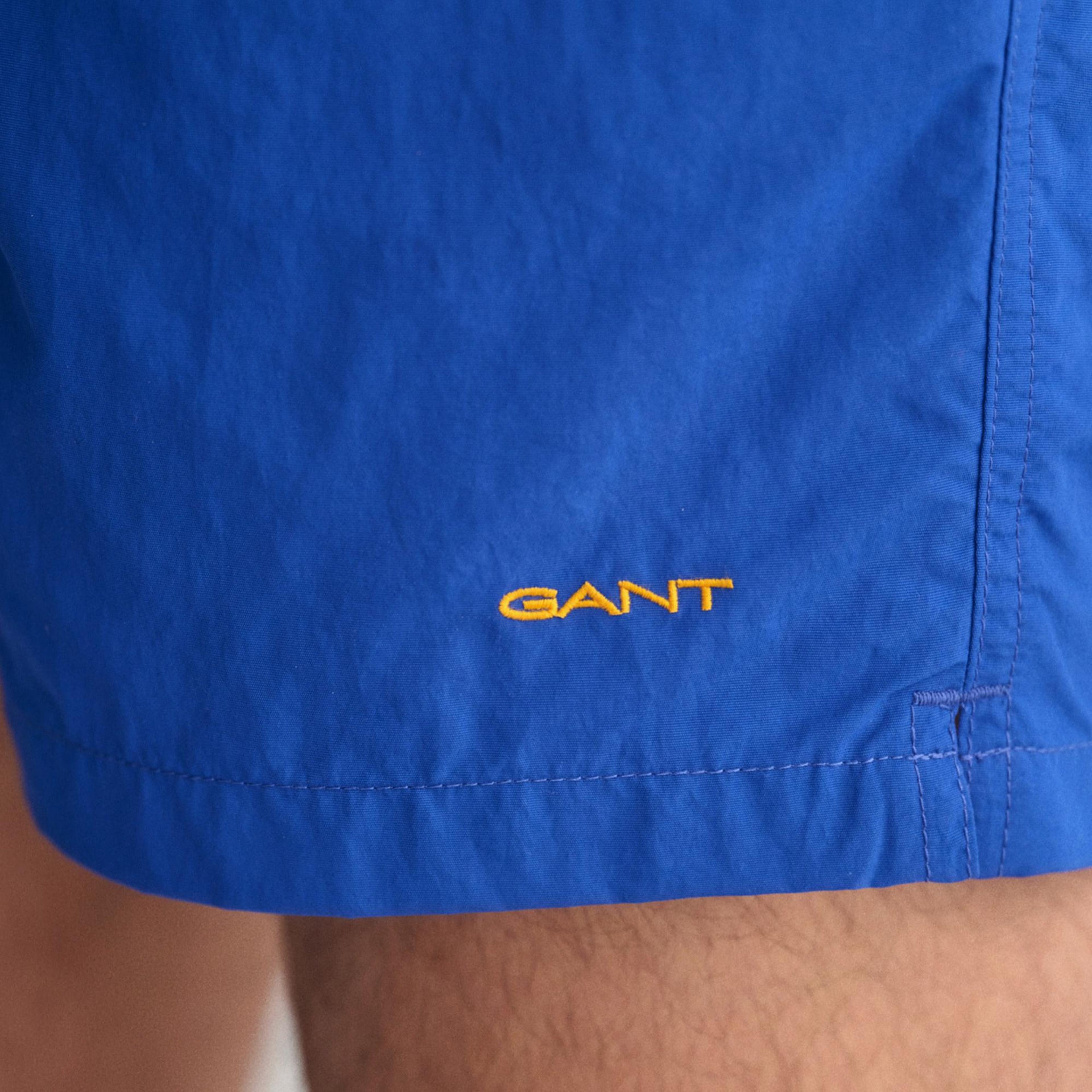 GANT Erkek Mavi Regular Fit Mayo Şort