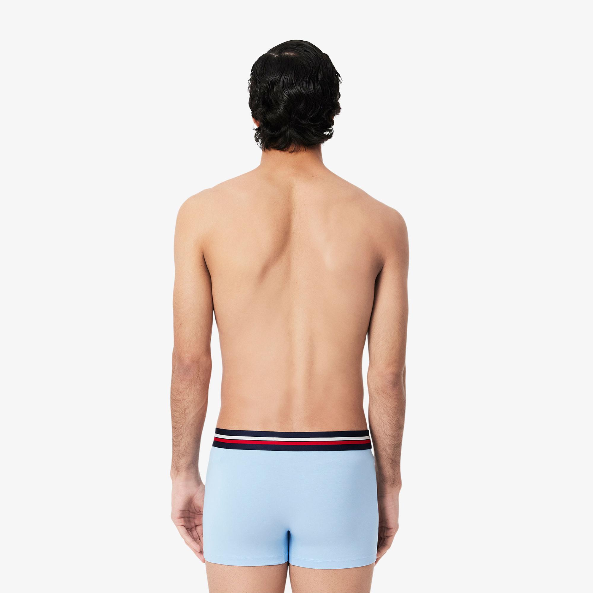 Lacoste Erkek 3'lü Renkli Boxer