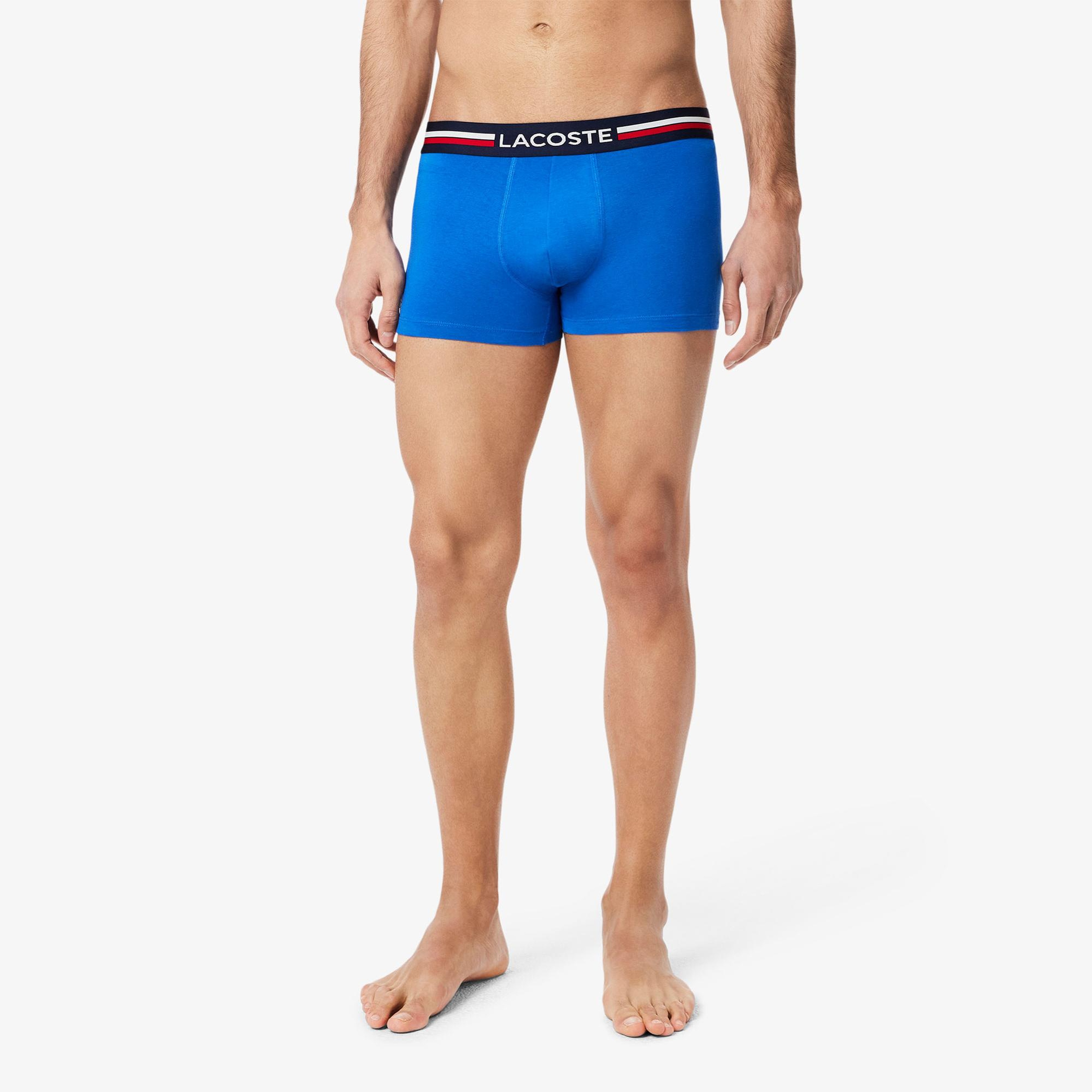Lacoste Erkek 3'lü Renkli Boxer
