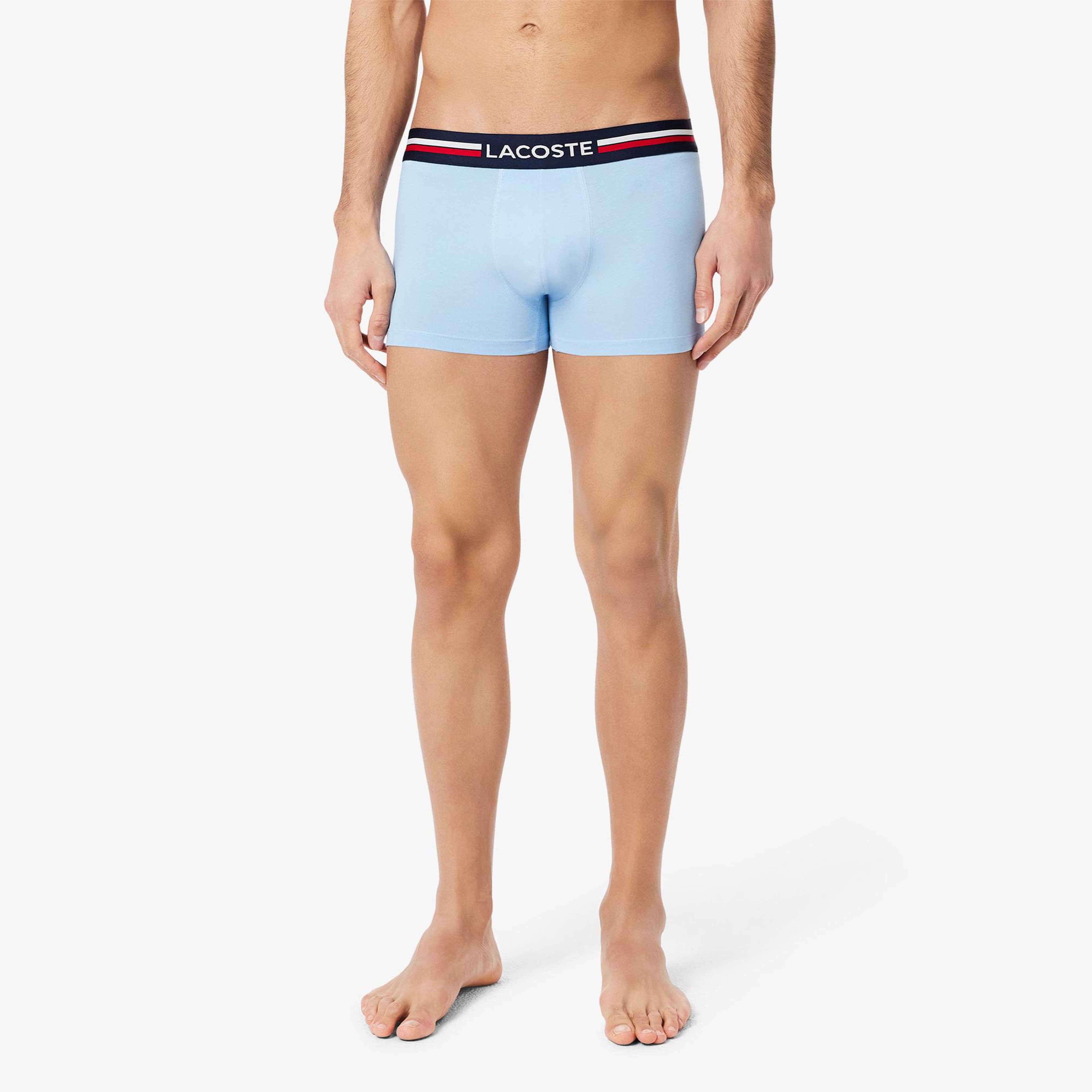 Lacoste Erkek 3'lü Renkli Boxer