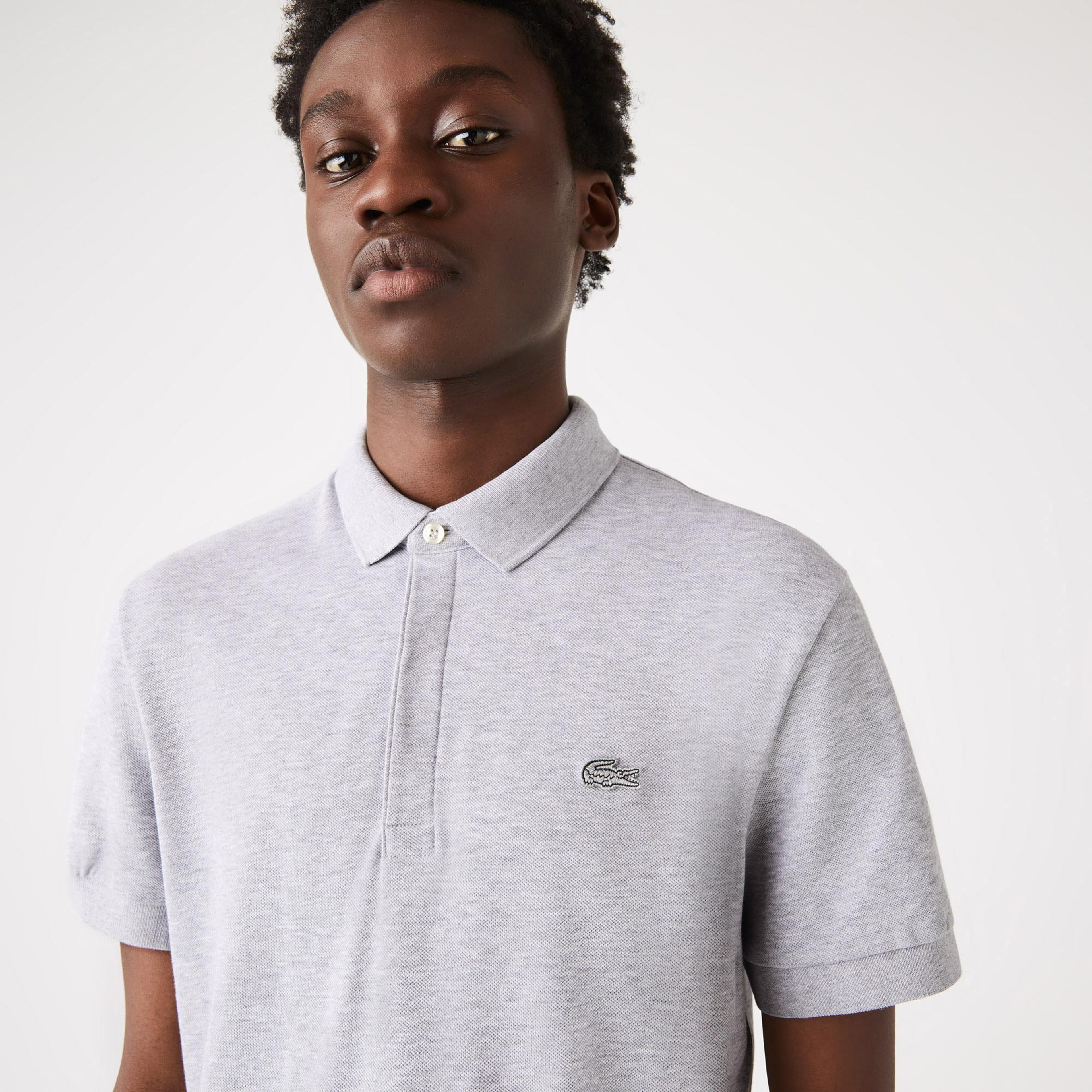 Lacoste Erkek Regular Fit Gri Paris Polo