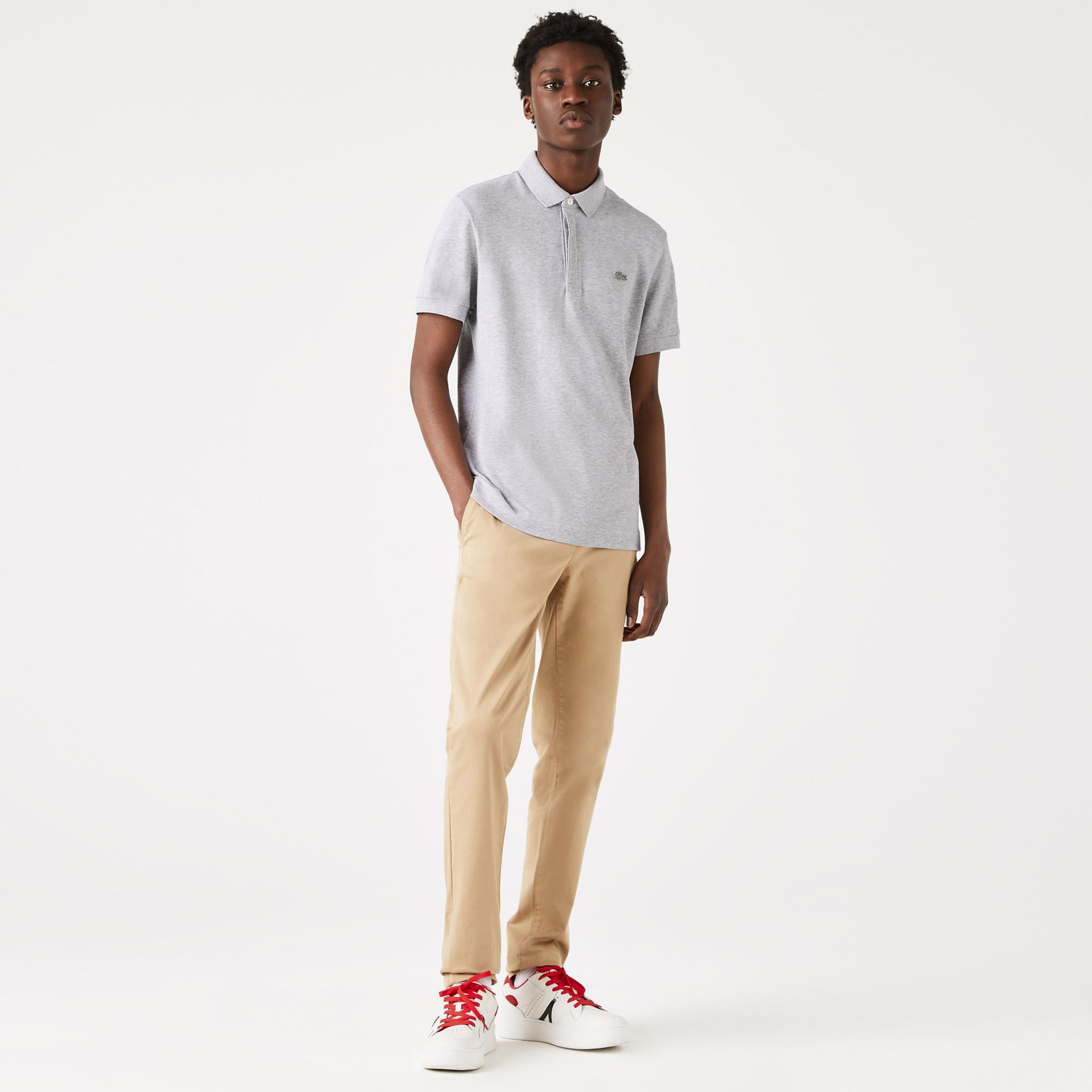 Lacoste Erkek Regular Fit Gri Paris Polo