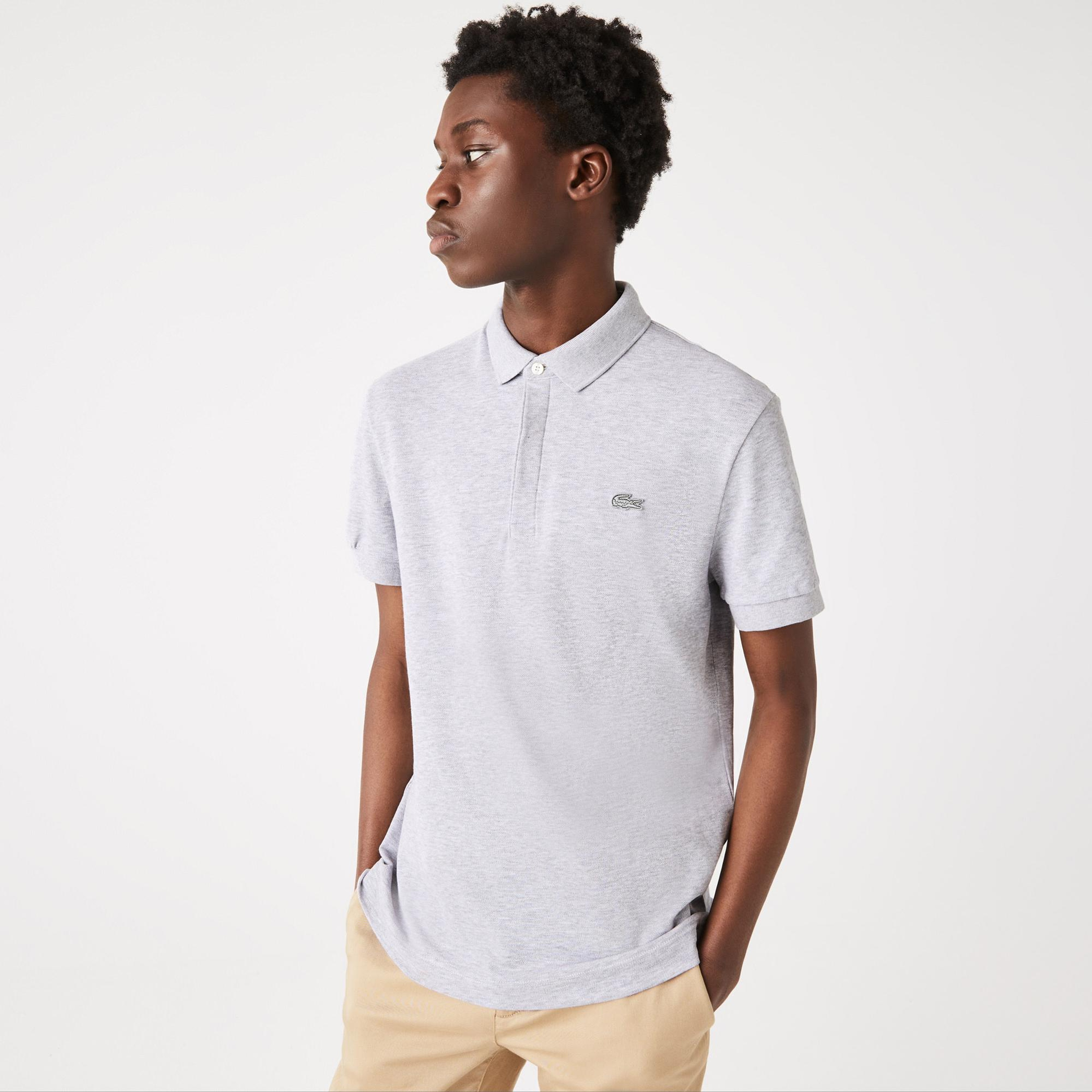 Lacoste Erkek Regular Fit Gri Paris Polo
