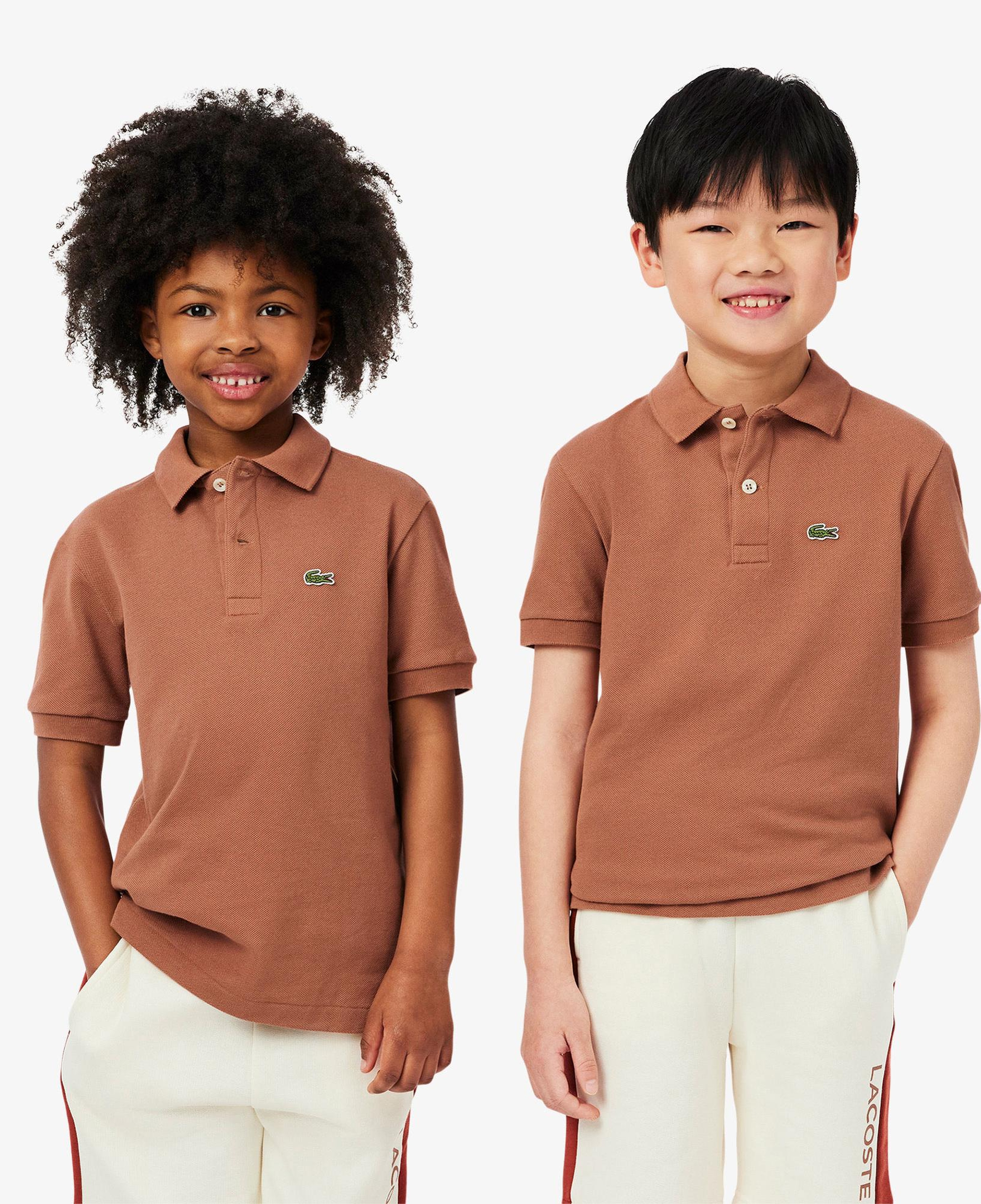 Lacoste Çocuk Regular Fit Kahverengi Polo