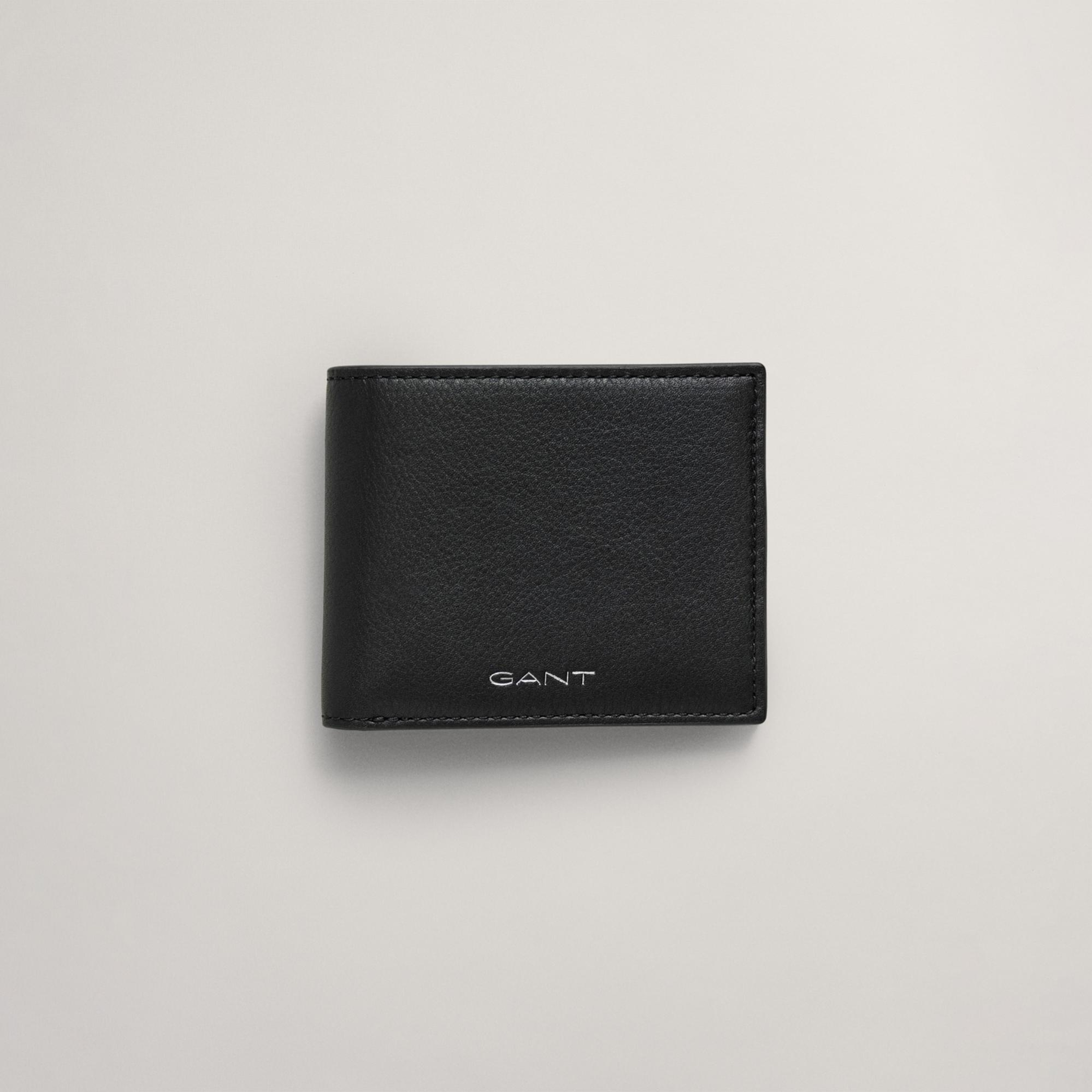 GANT Erkek Siyah Deri Logolu Cüzdan