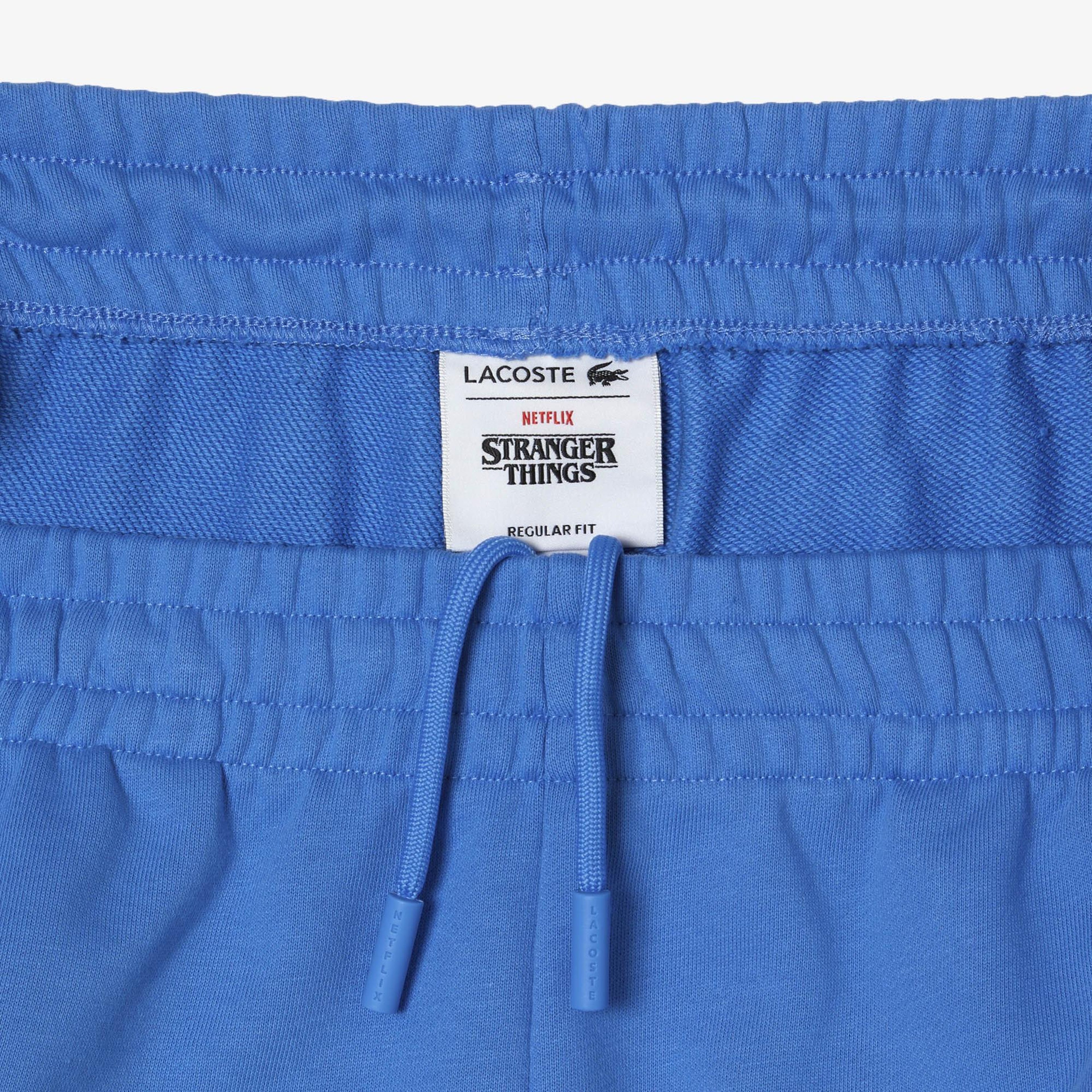 Netflix Erkek Regular Fit Baskılı Mavi Eşofman Altı