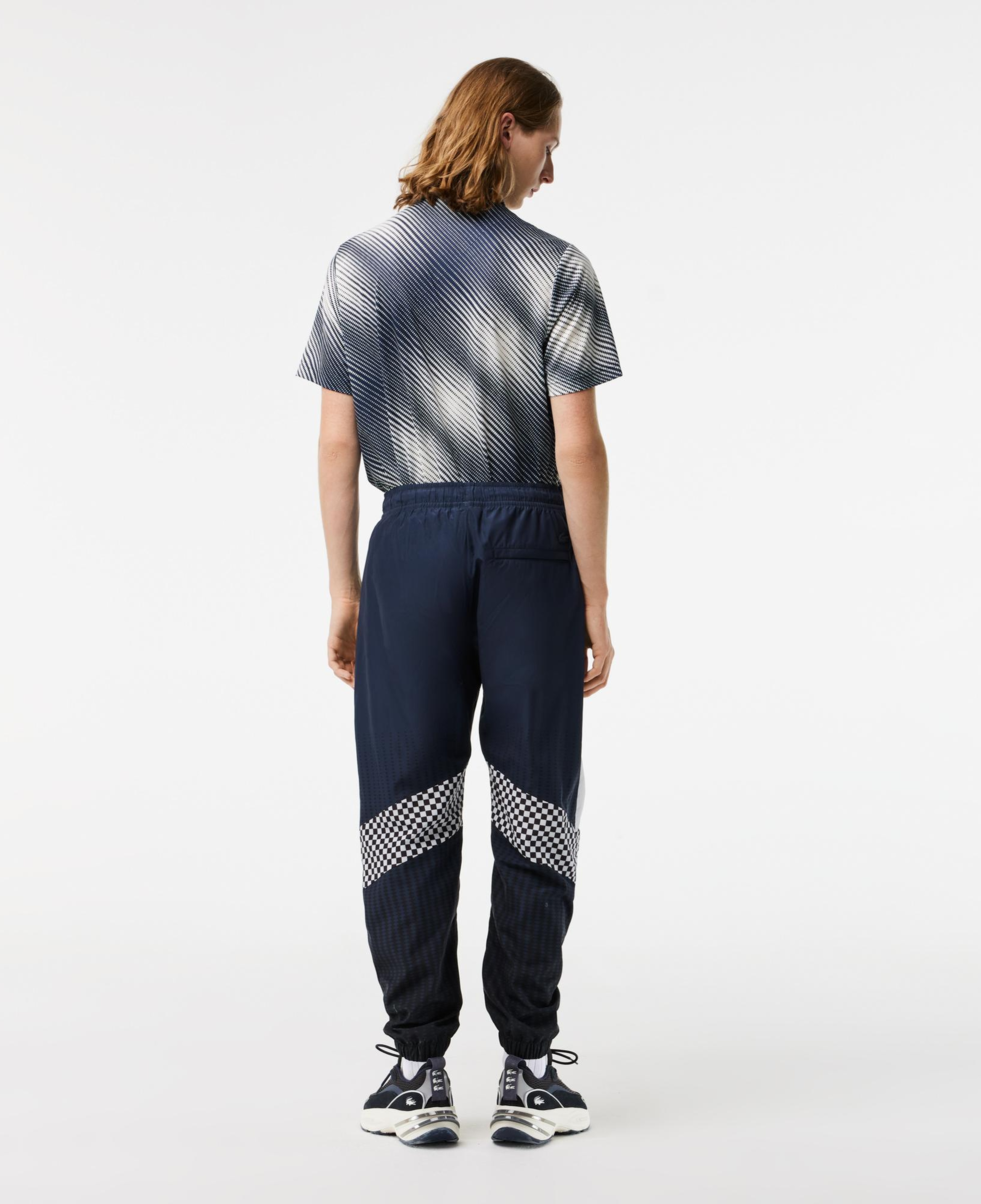 Active Erkek Tapered Fit Baskılı Siyah Eşofman Altı