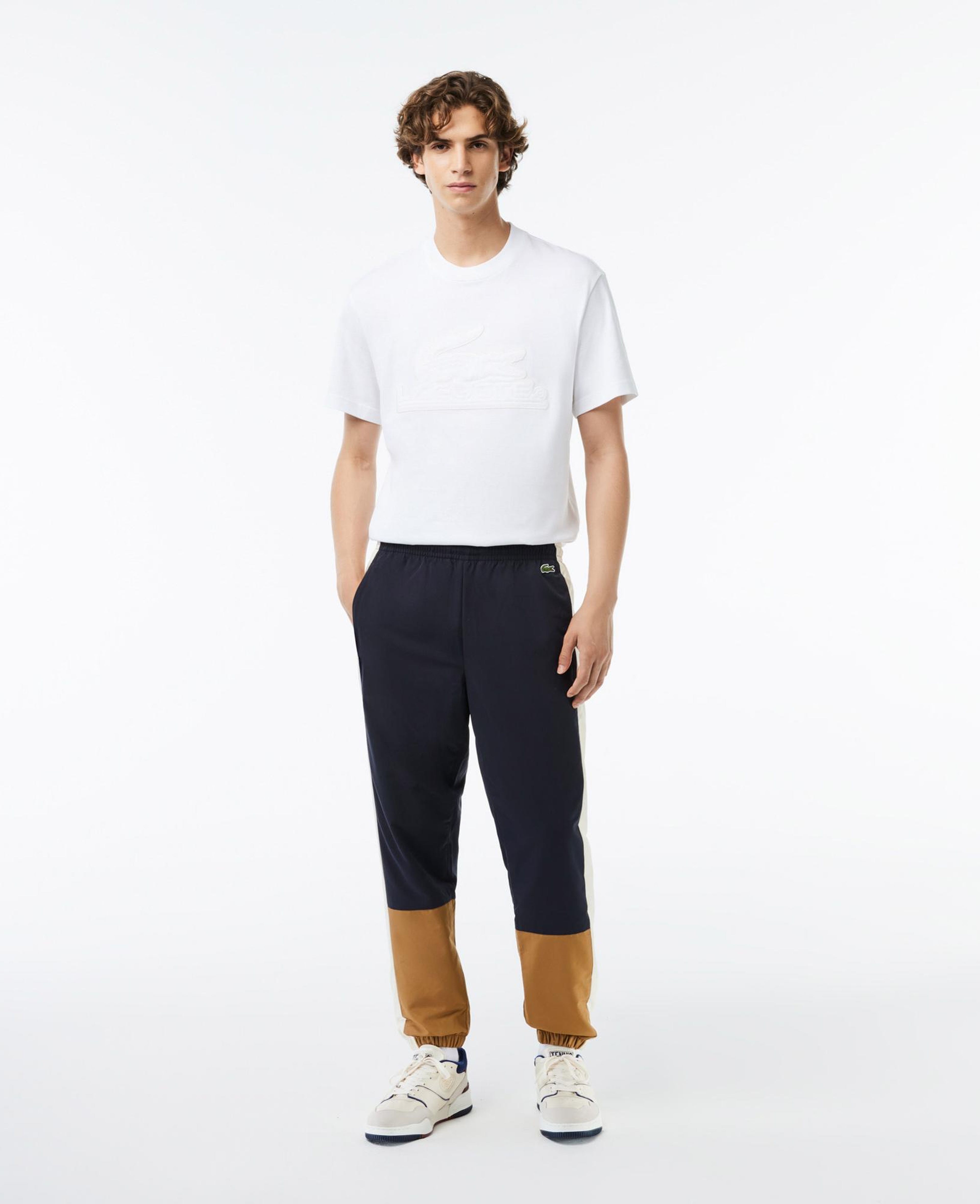 Erkek Regular Fit Renk Bloklu Renkli Eşofman Altı