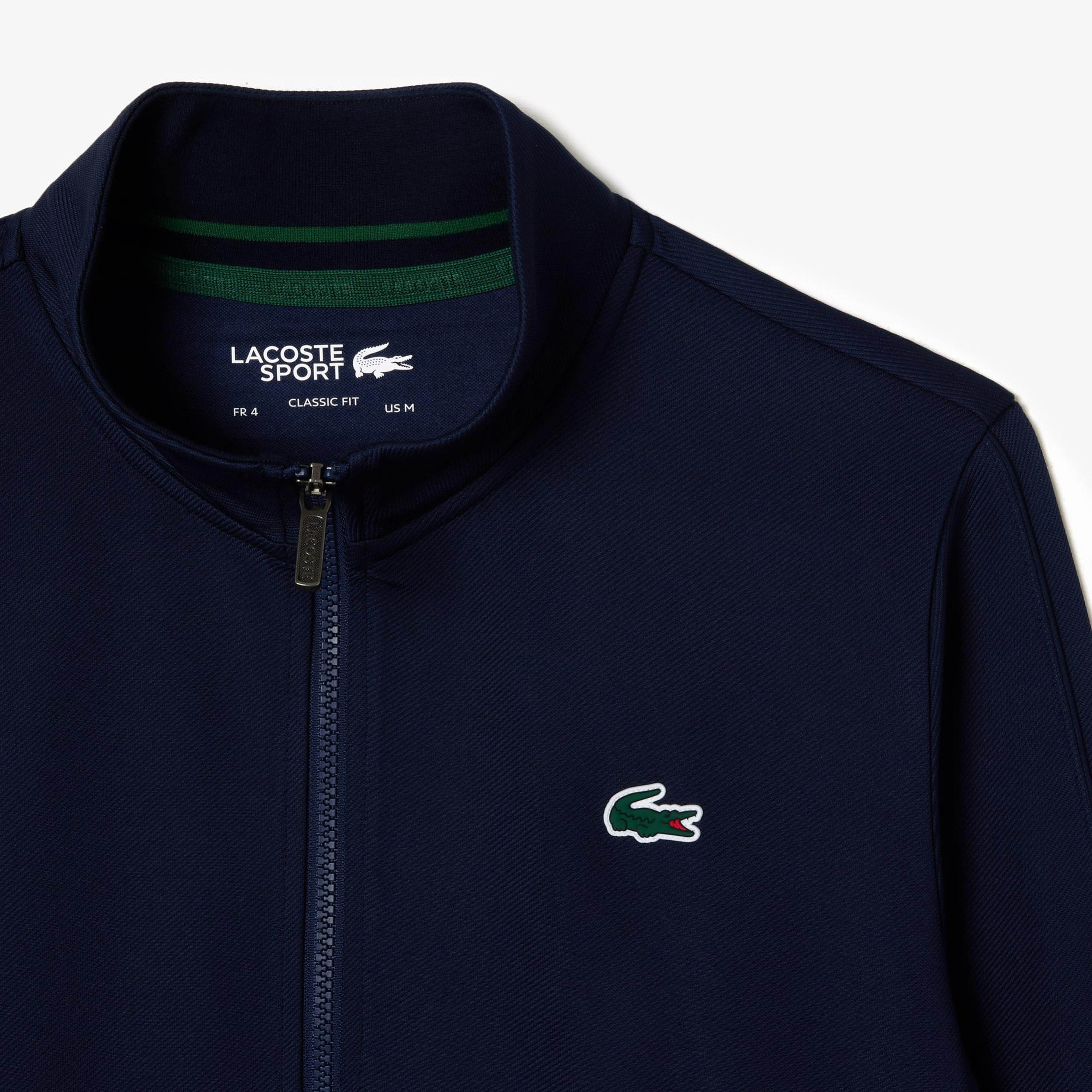 SPORT Erkek Classic Fit Fermuarlı Lacivert Sweatshirt