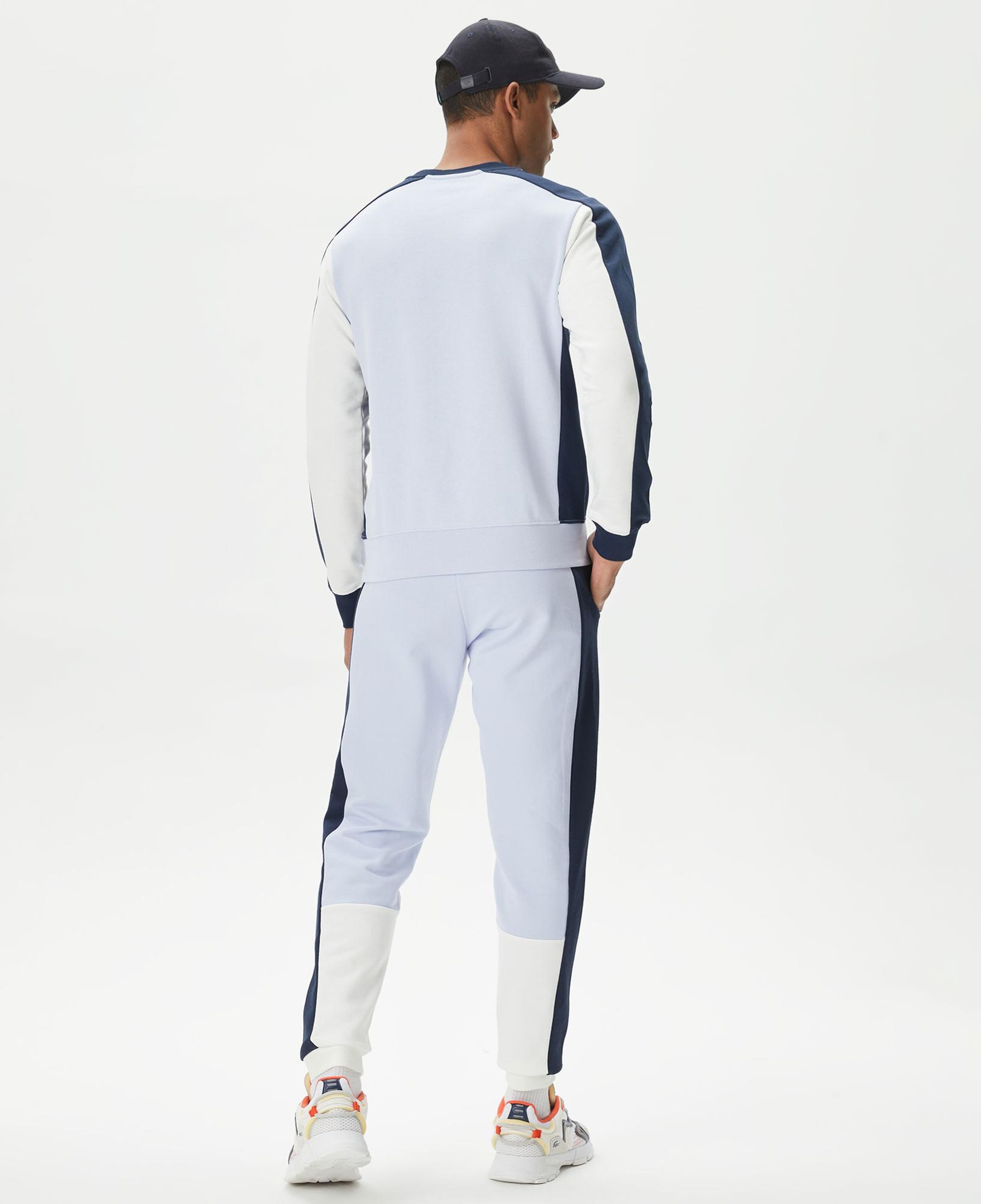 Erkek Regular Fit Renk Bloklu Renkli Eşofman Altı