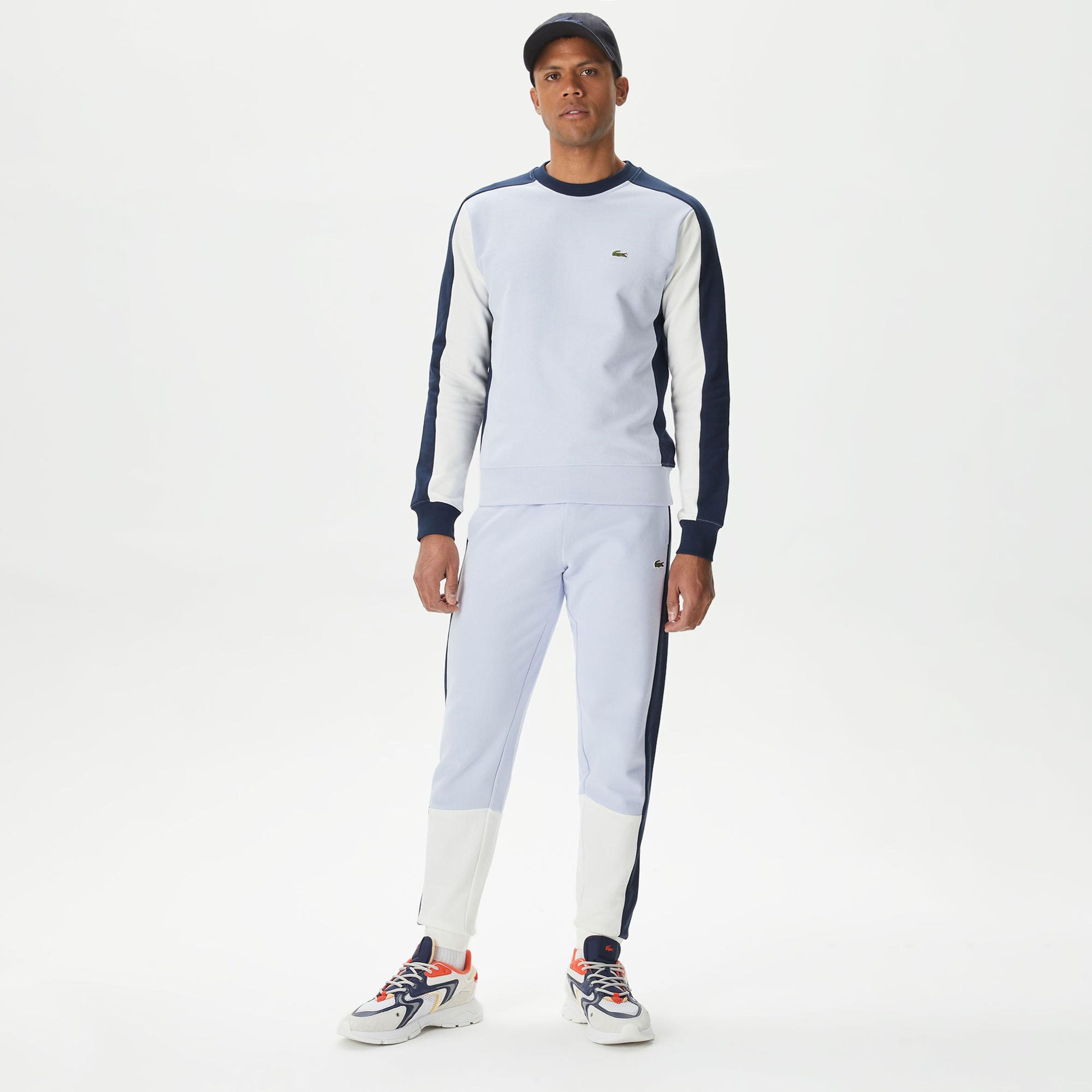 Erkek Regular Fit Renk Bloklu Renkli Eşofman Altı