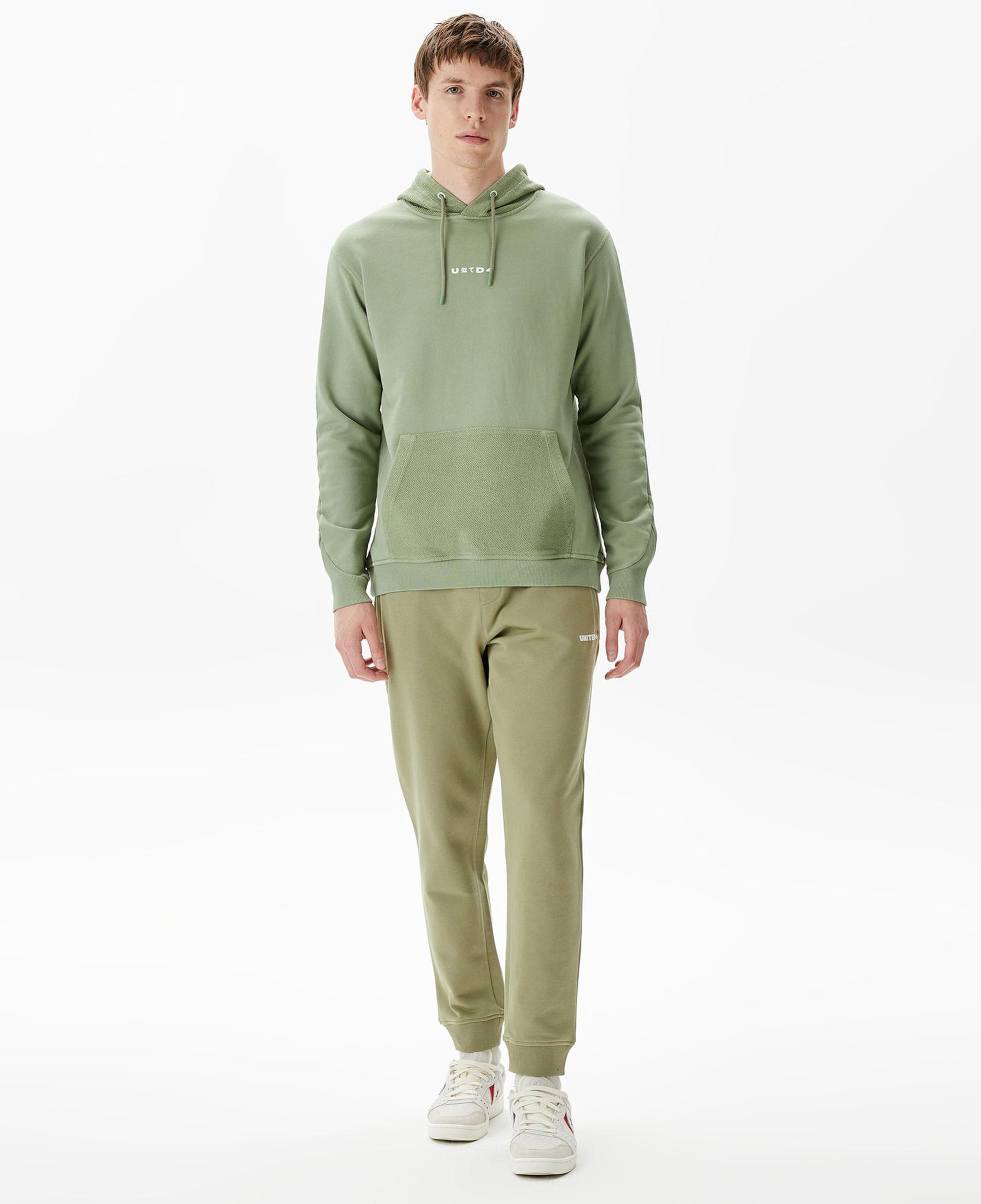 UNITED4 Classic Erkek Haki Sweatshirt