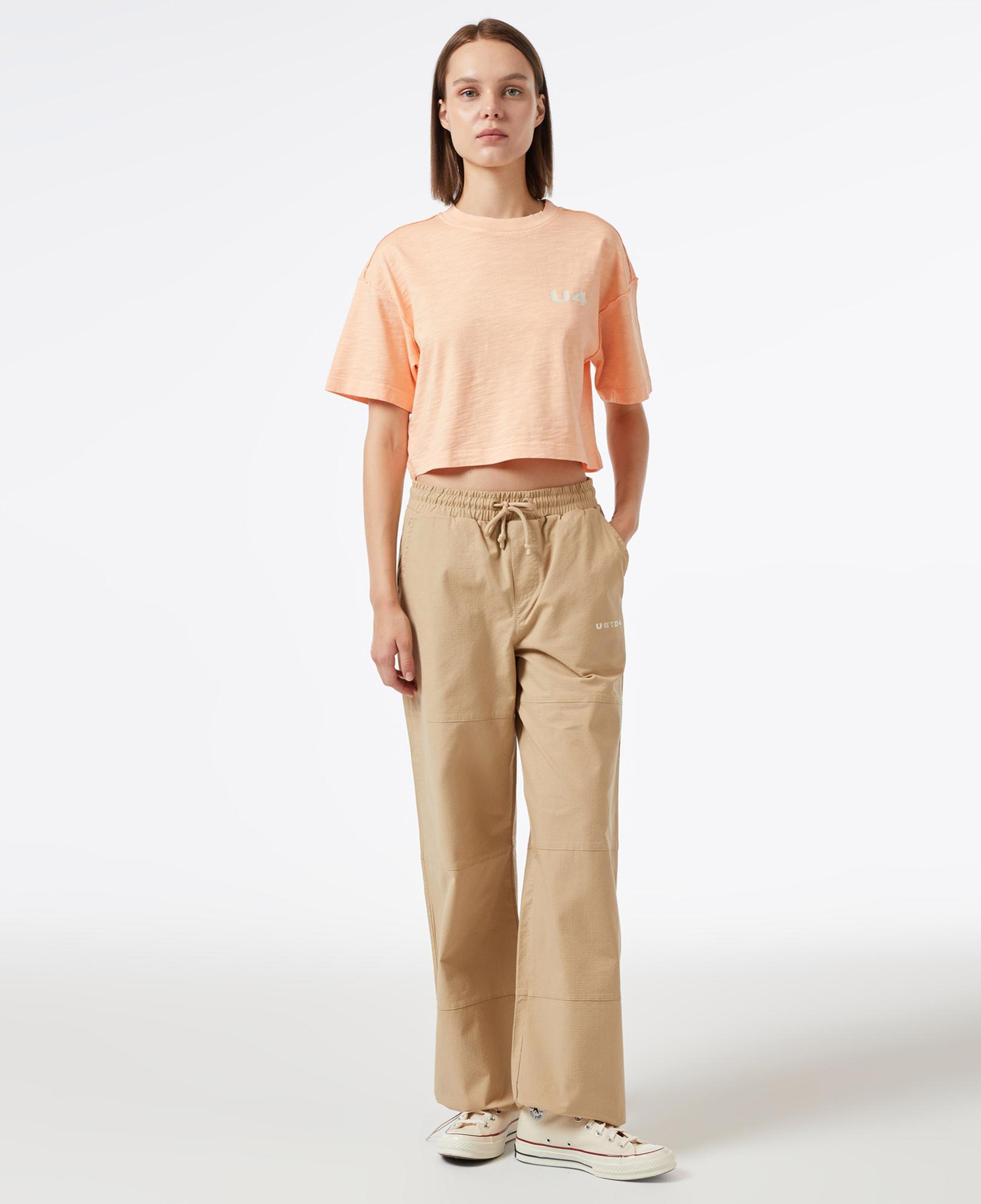 UNITED4 Kadın Krem Pantolon