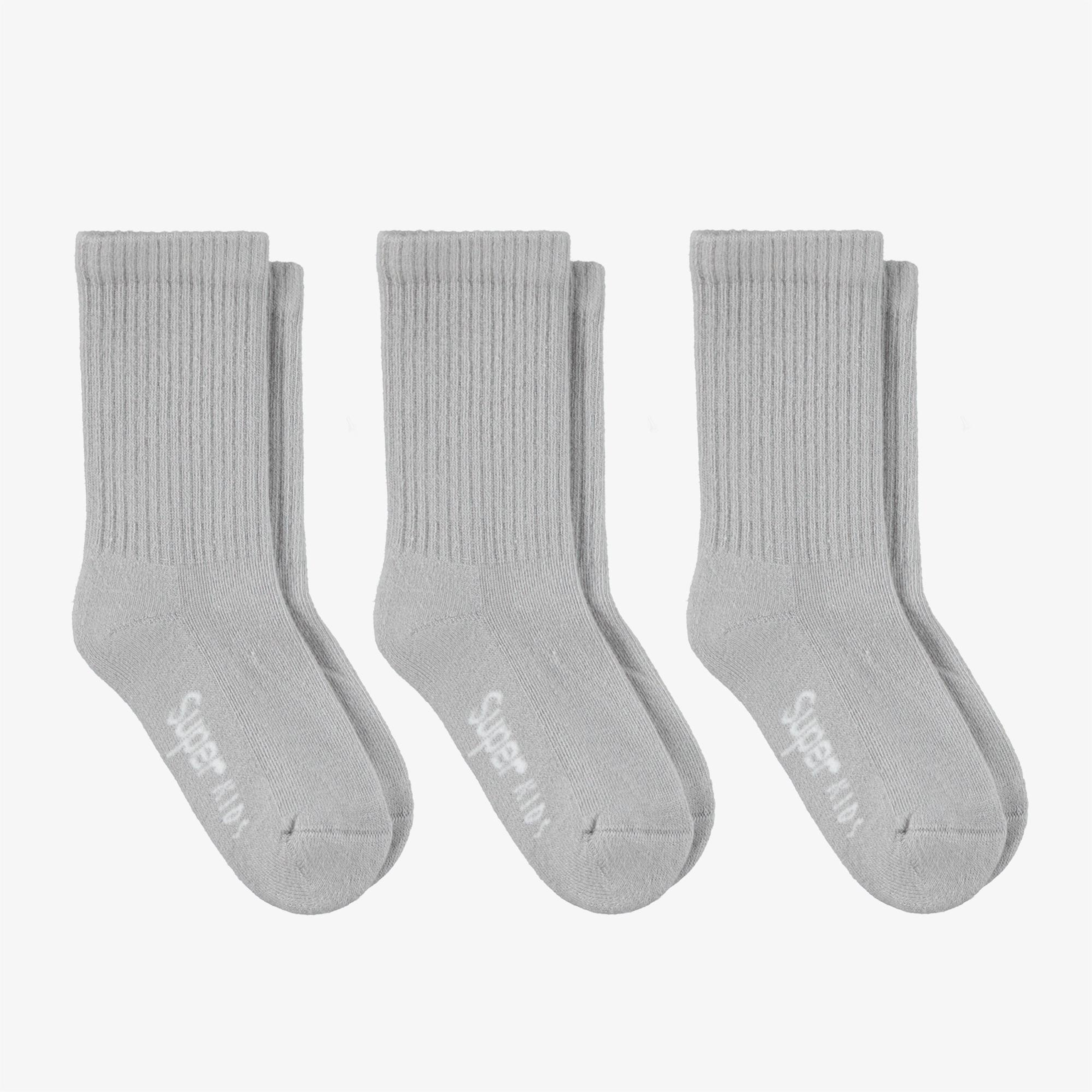 UNITED4 Tenis Towel Çocuk Gri Çorap