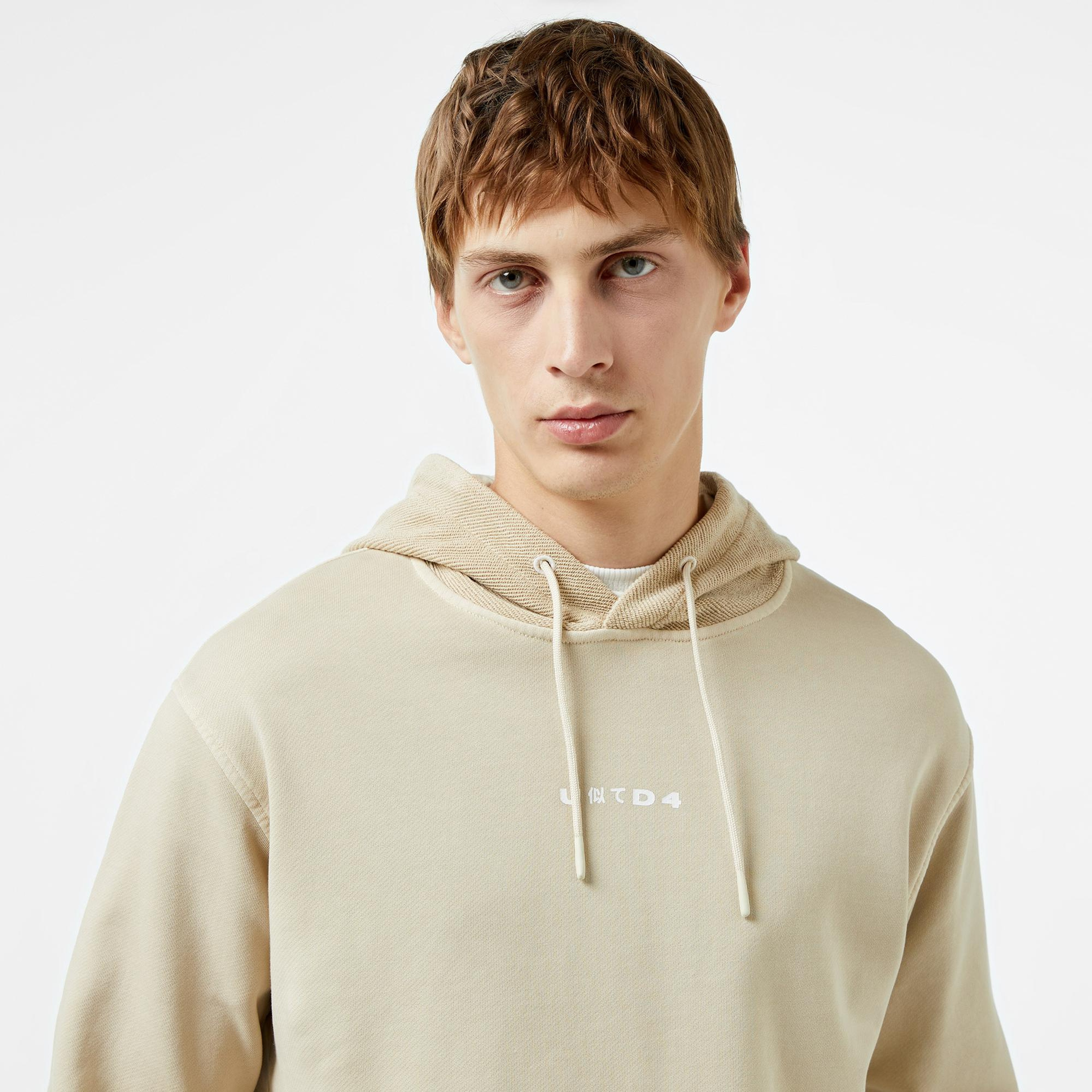 UNITED4 Erkek Krem Sweatshirt