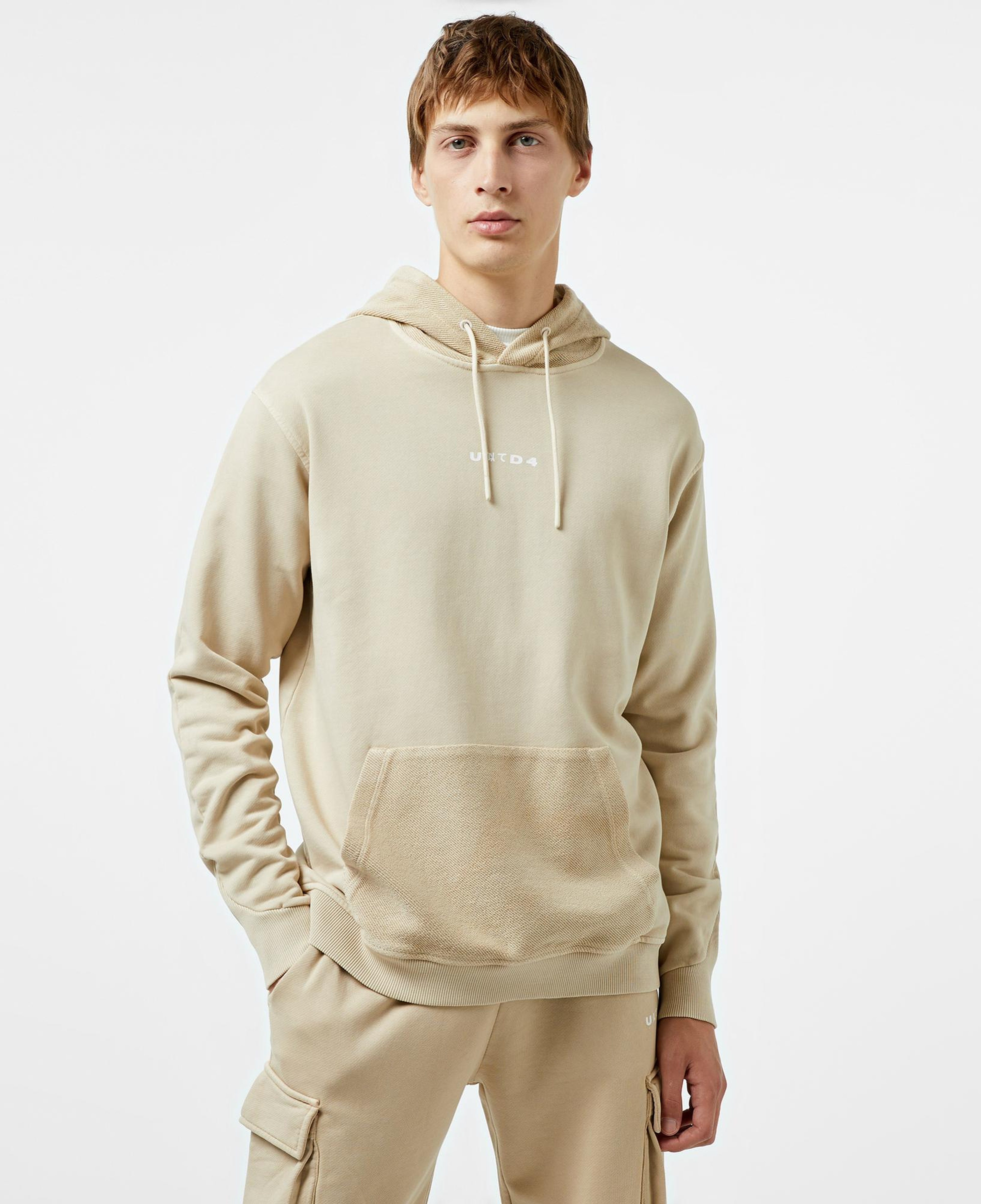 UNITED4 Erkek Krem Sweatshirt