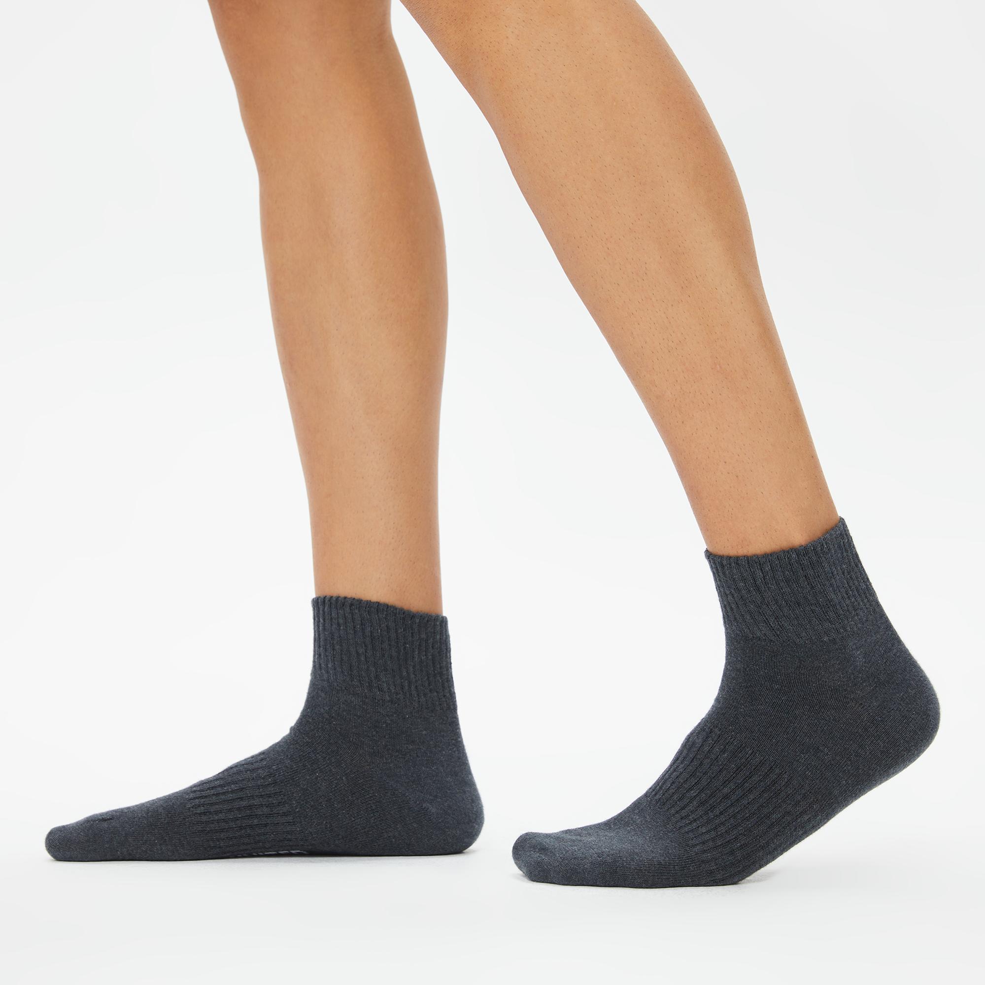 UNITED4 Unisex Gri Çorap