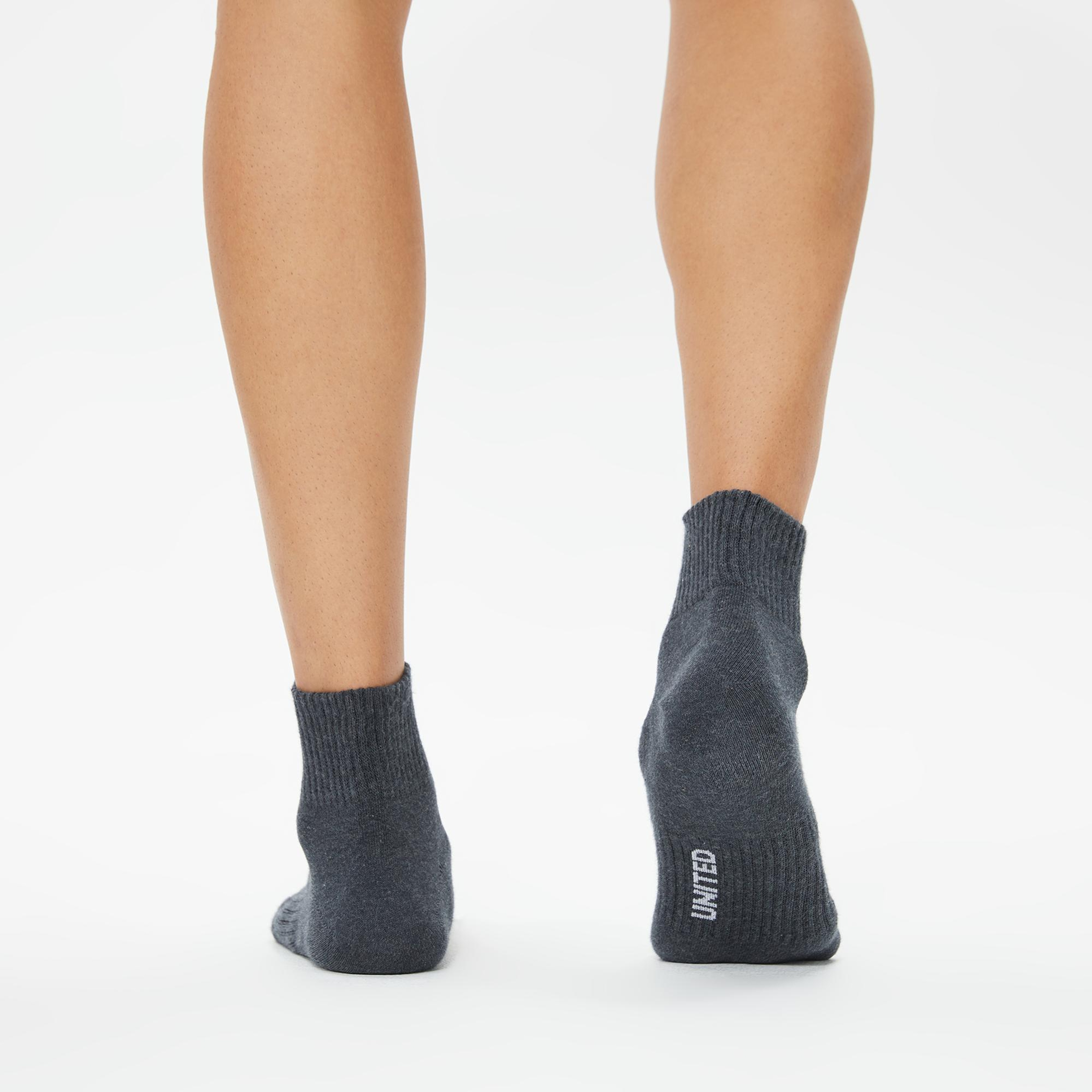 UNITED4 Unisex Gri Çorap