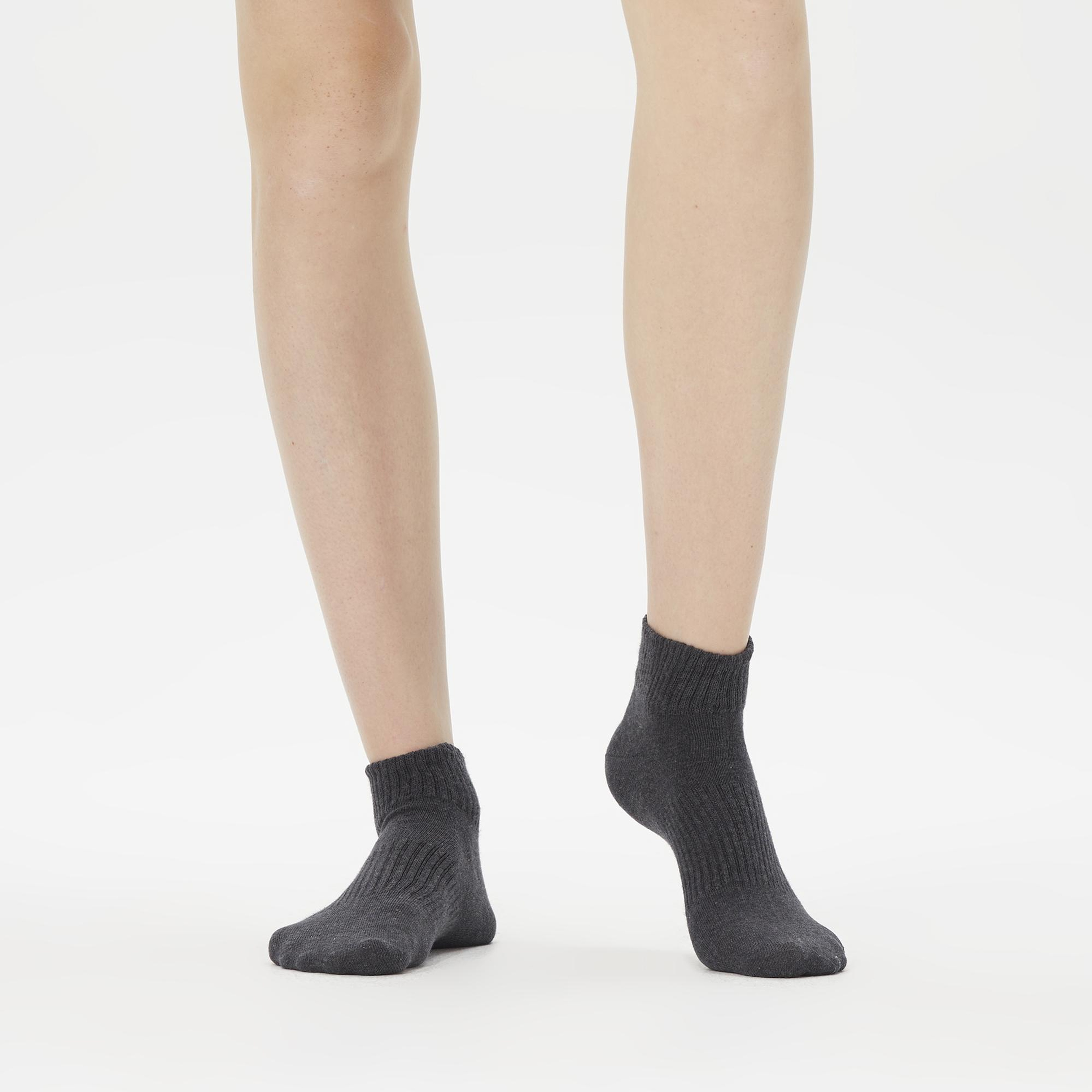 UNITED4 Unisex Gri Çorap