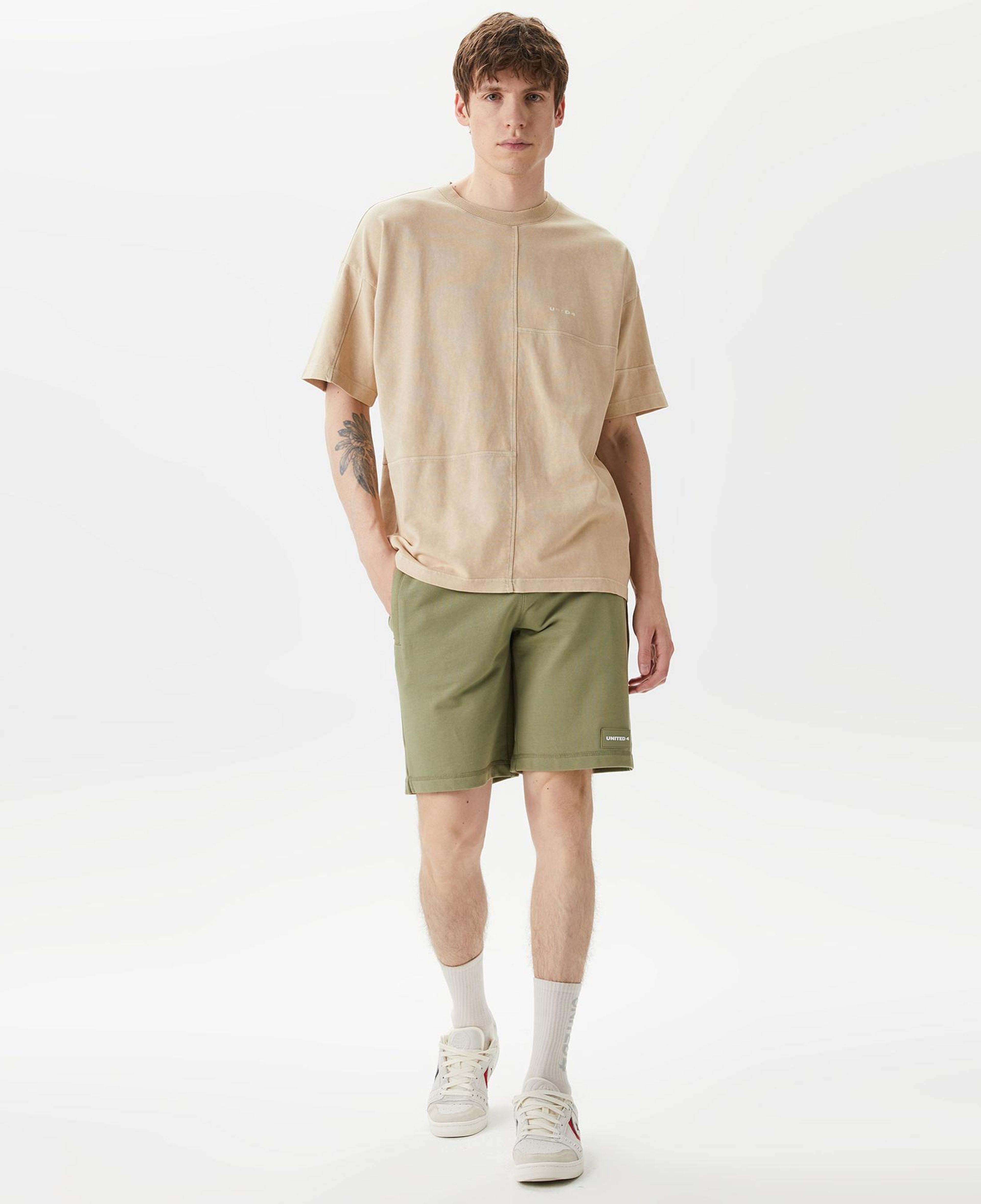 UNITED4 Erkek Haki Şort