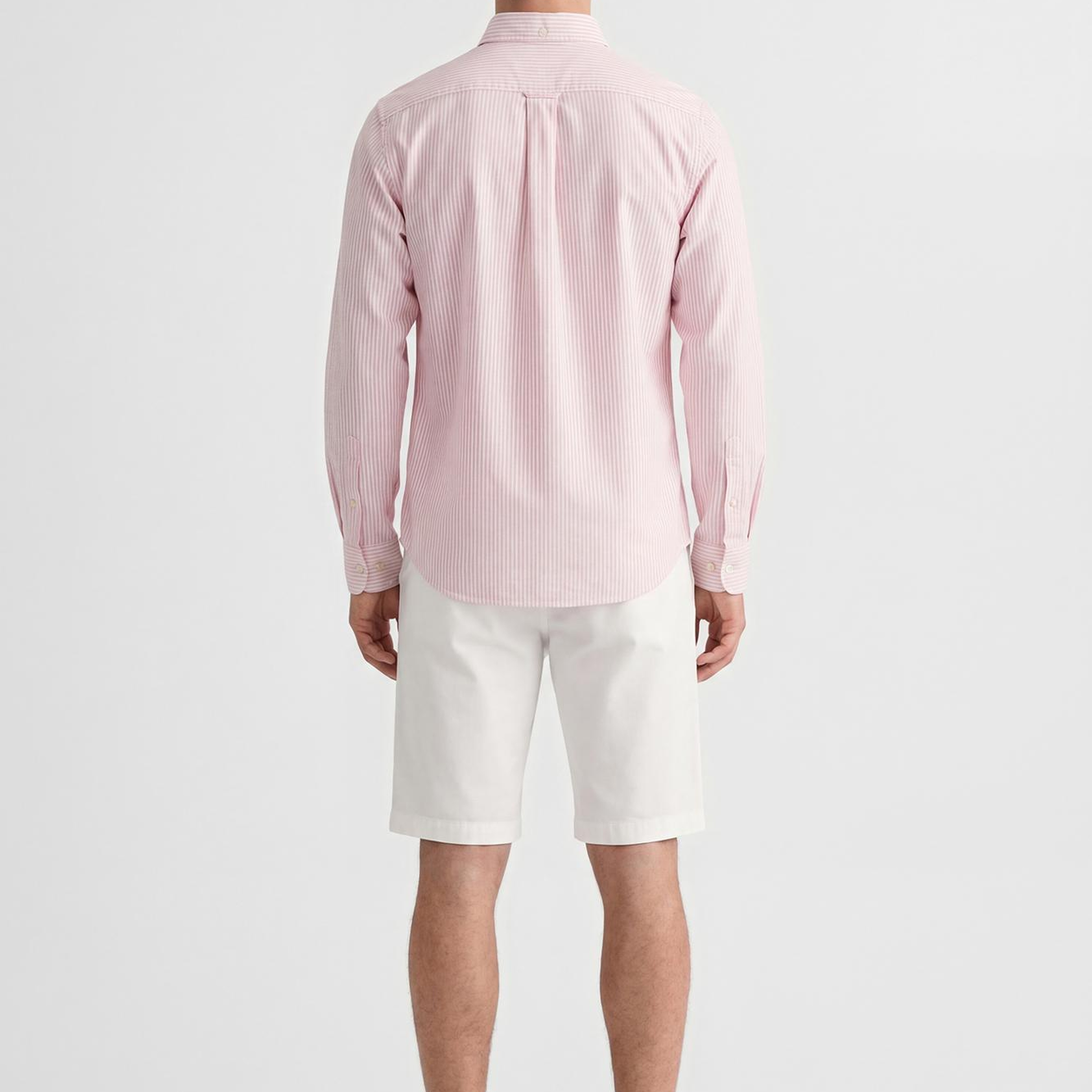 GANT Erkek Pembe Regular Fit Çizgili Logolu Gömlek