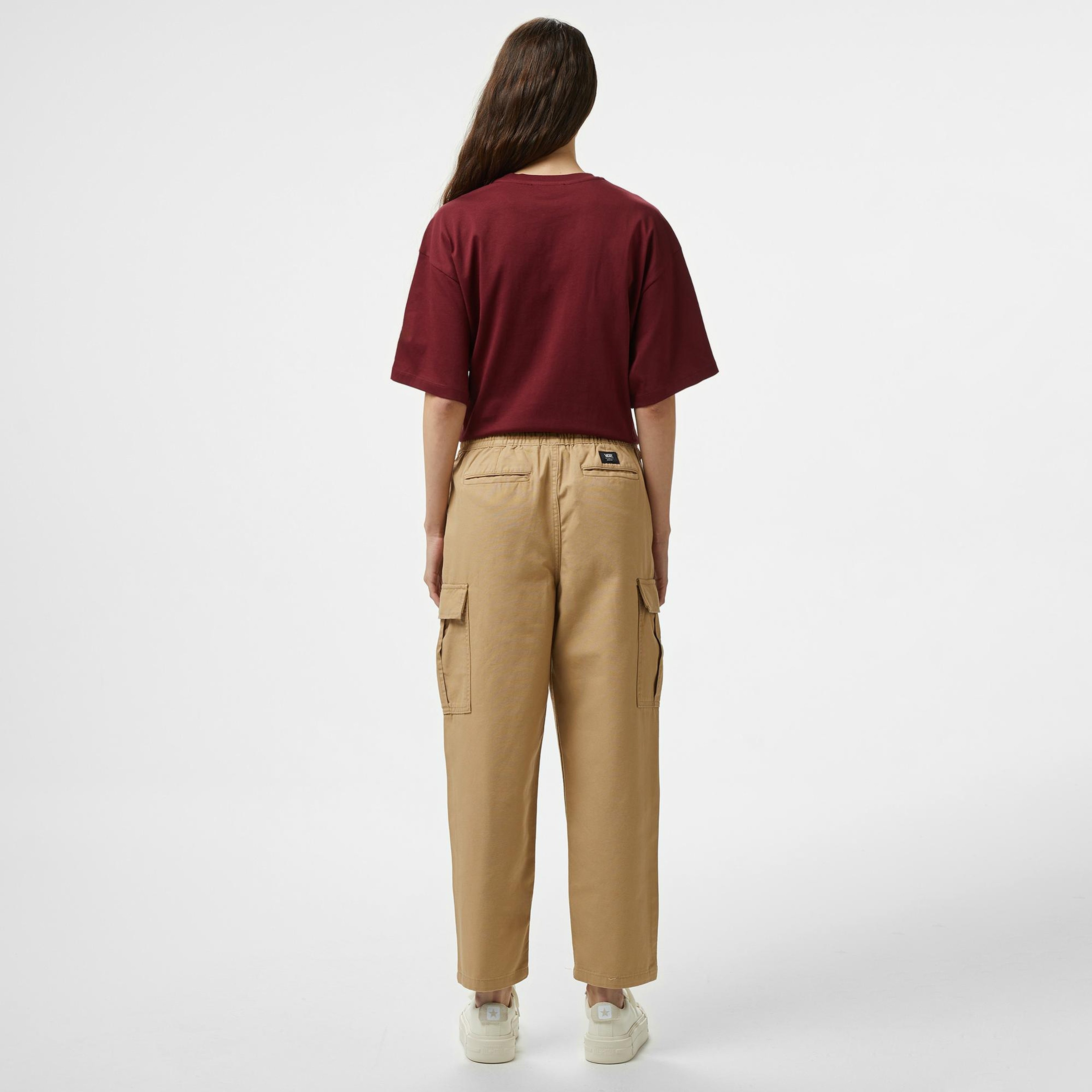 Vans By Range Cargo Baggy Tapered Çocuk Krem Pantolon