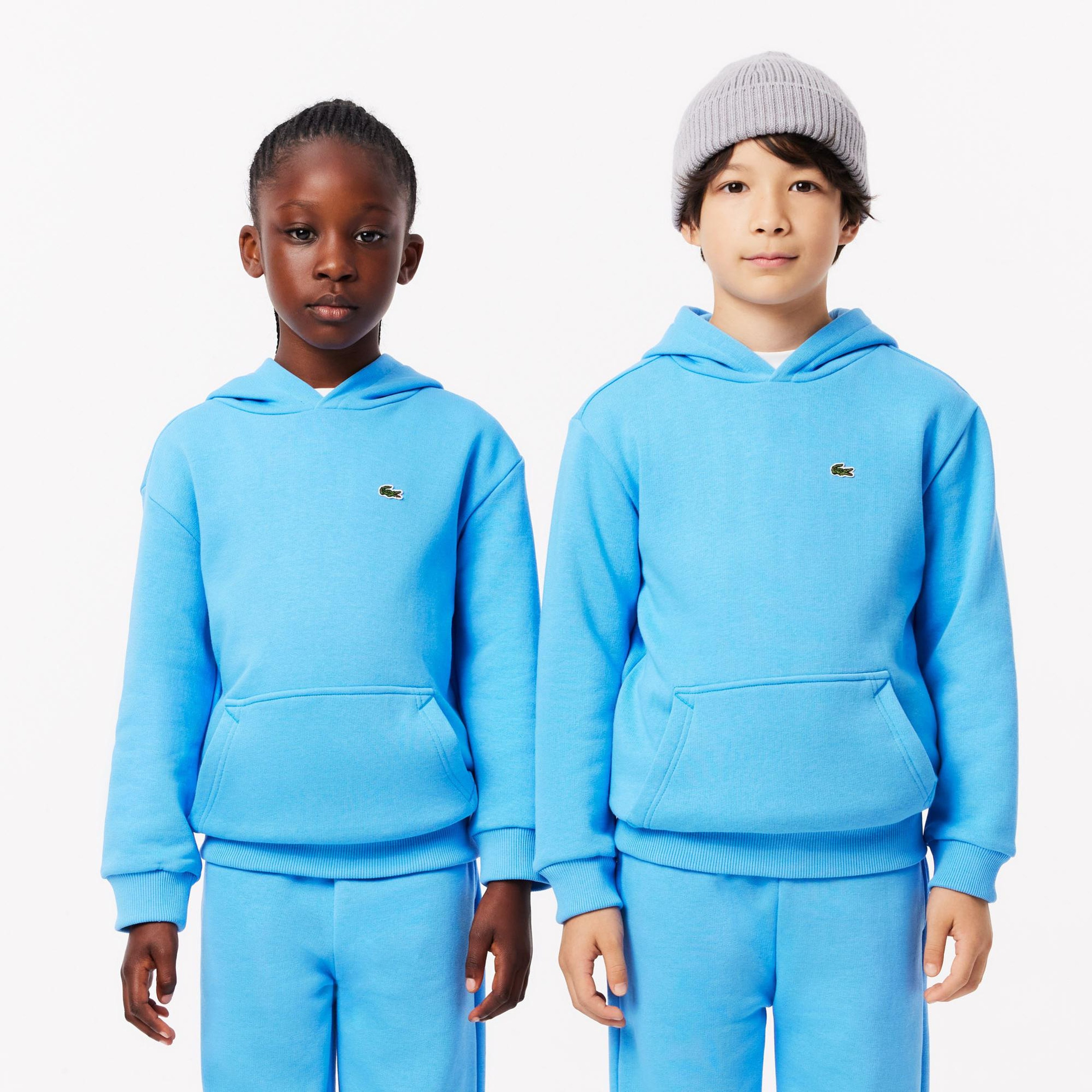 Çocuk Kapüşonlu Mavi Sweatshirt