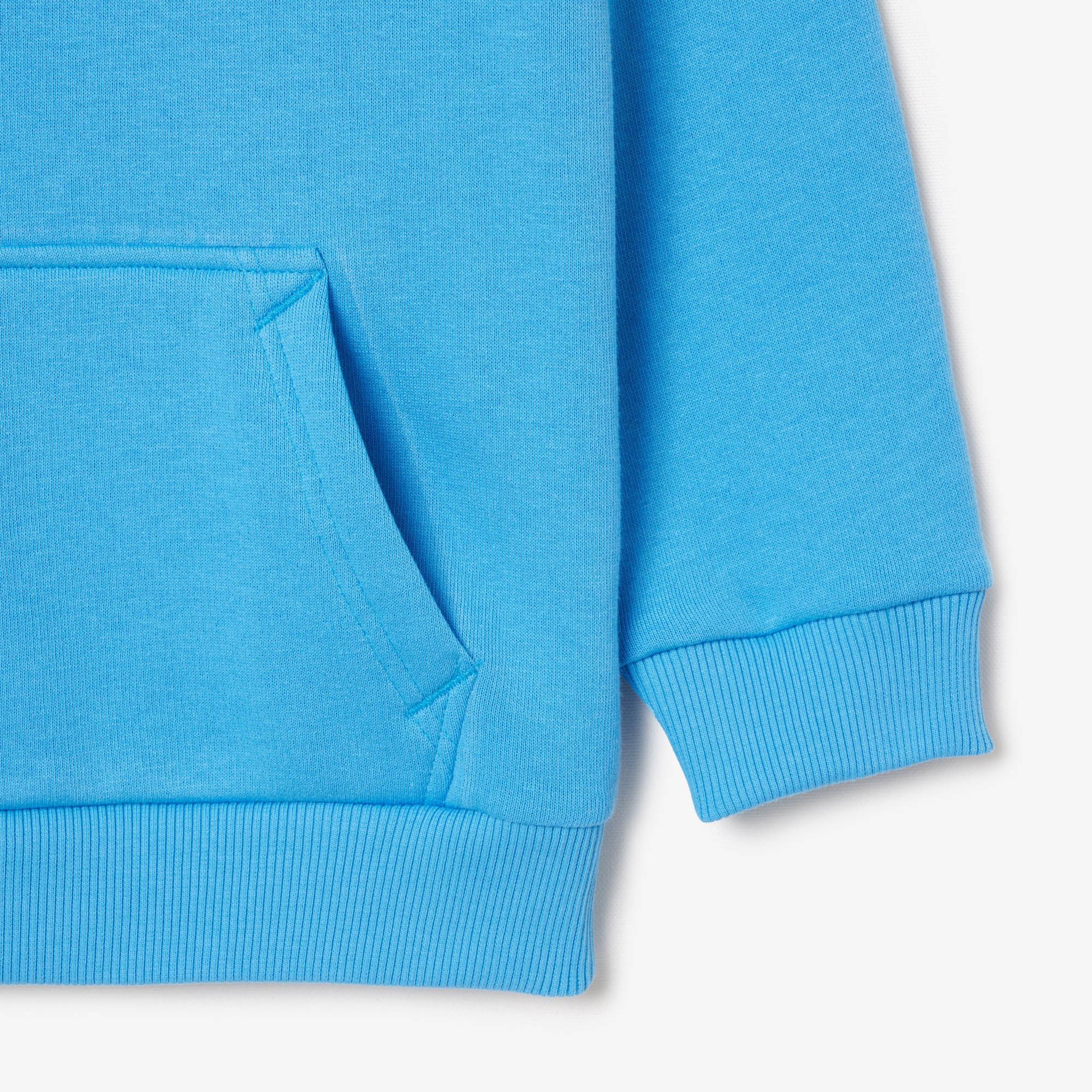 Çocuk Kapüşonlu Mavi Sweatshirt