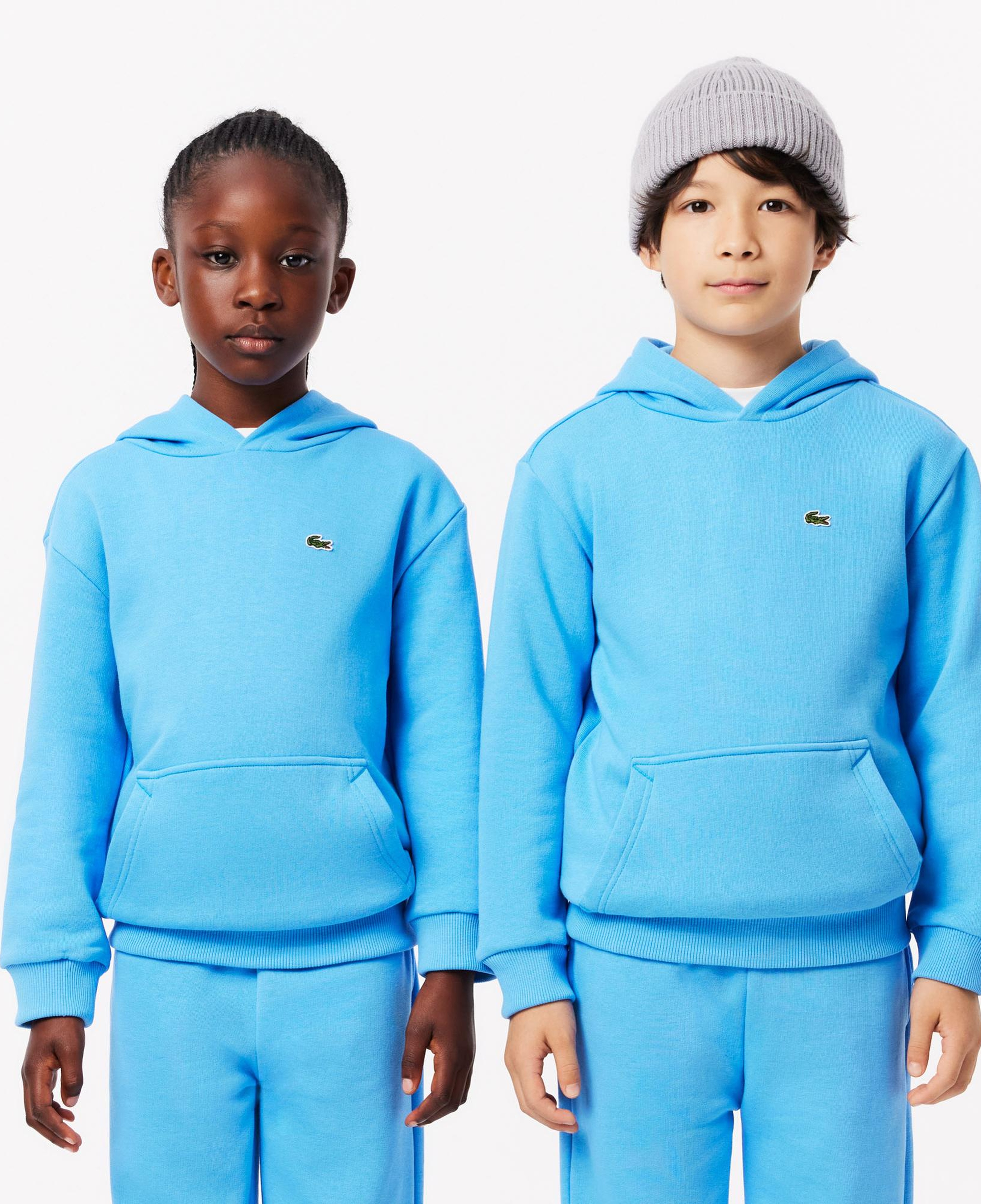 Çocuk Kapüşonlu Mavi Sweatshirt