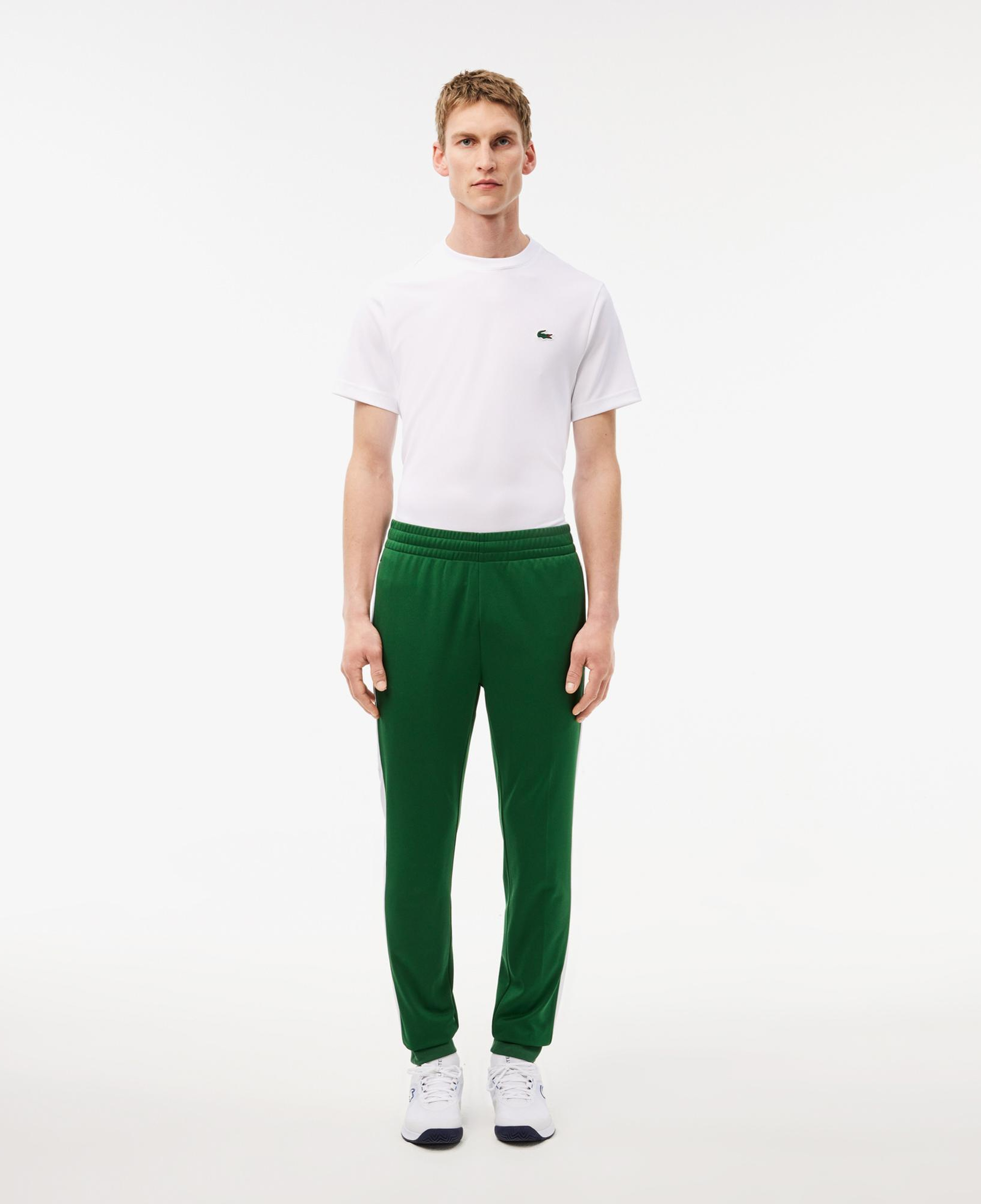 Erkek Regular Fit Baskılı Yeşil Eşofman Altı