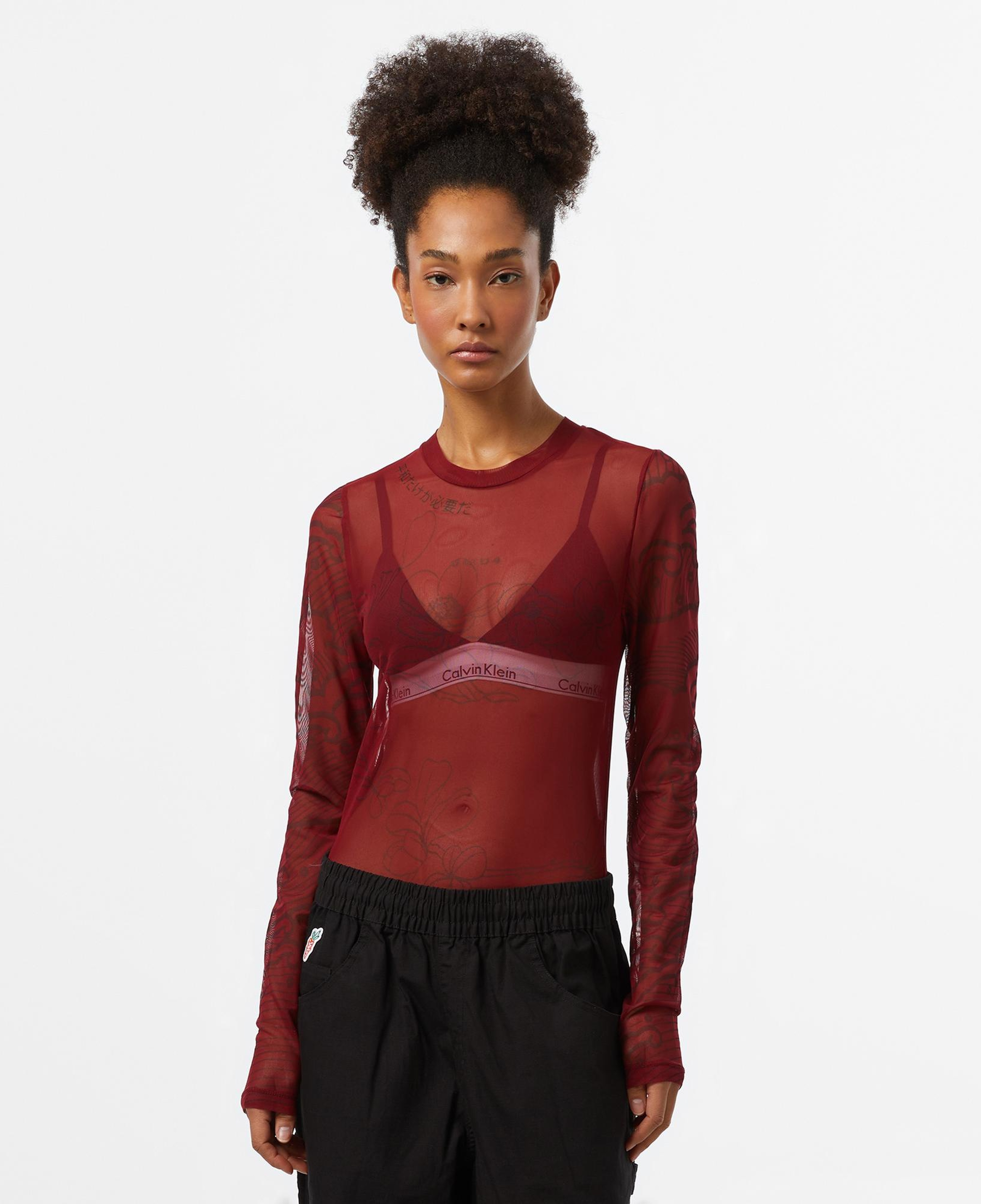 UNITED4 Kadın Bordo T-Shirt