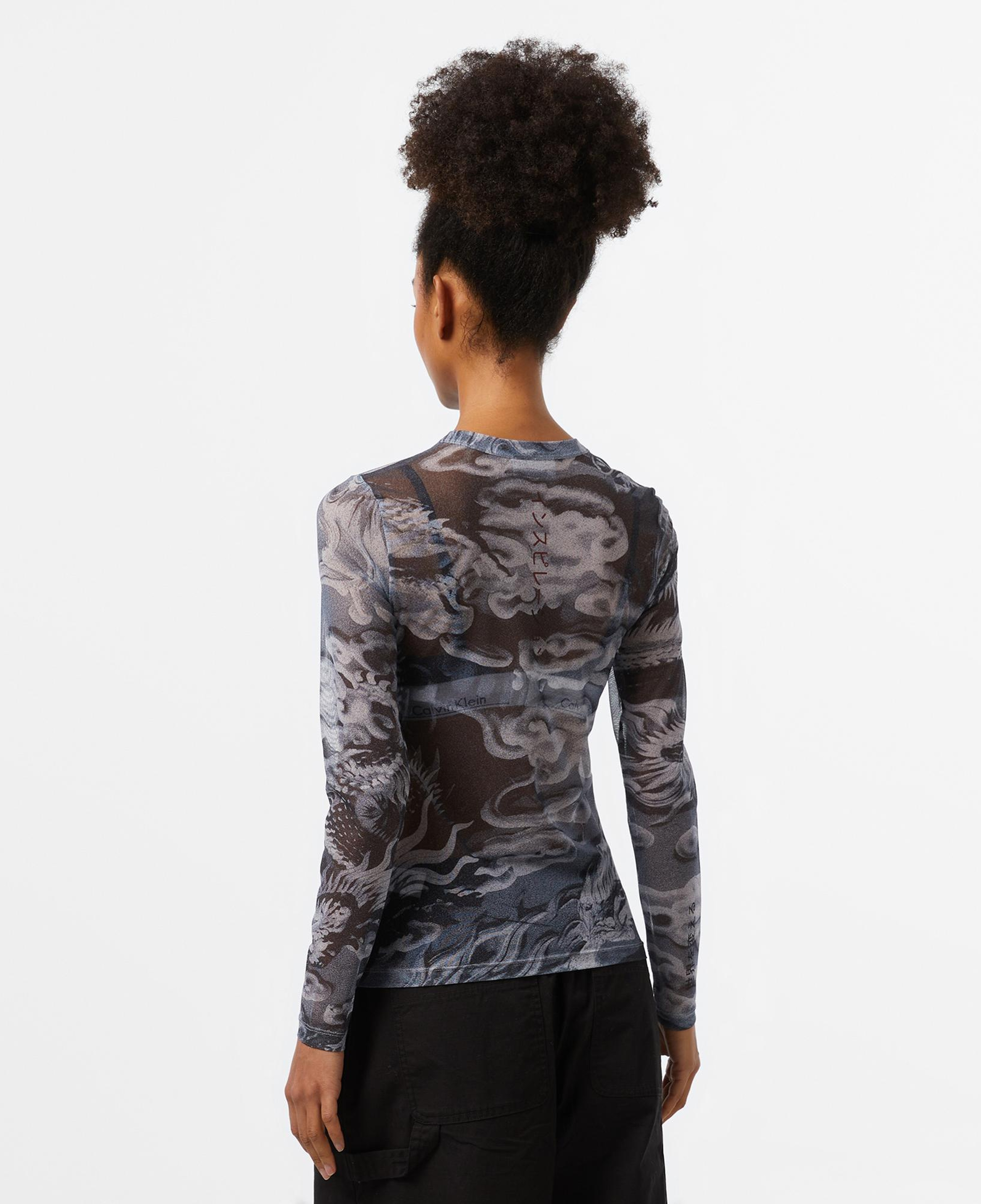 UNITED4 Kadın Beyaz Detaylı Siyah T-Shirt