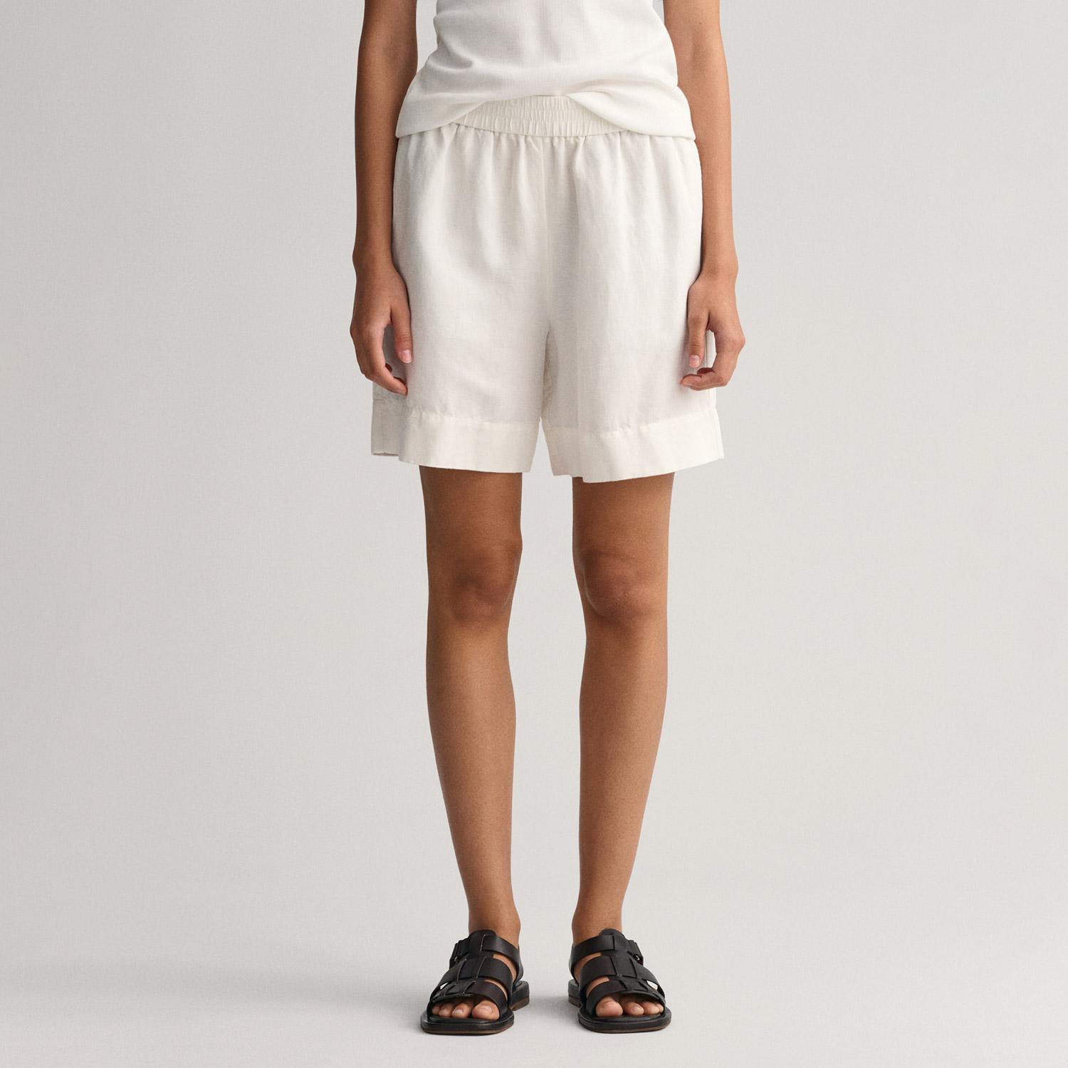 GANT Kadın Bej Relaxed Fit Şort