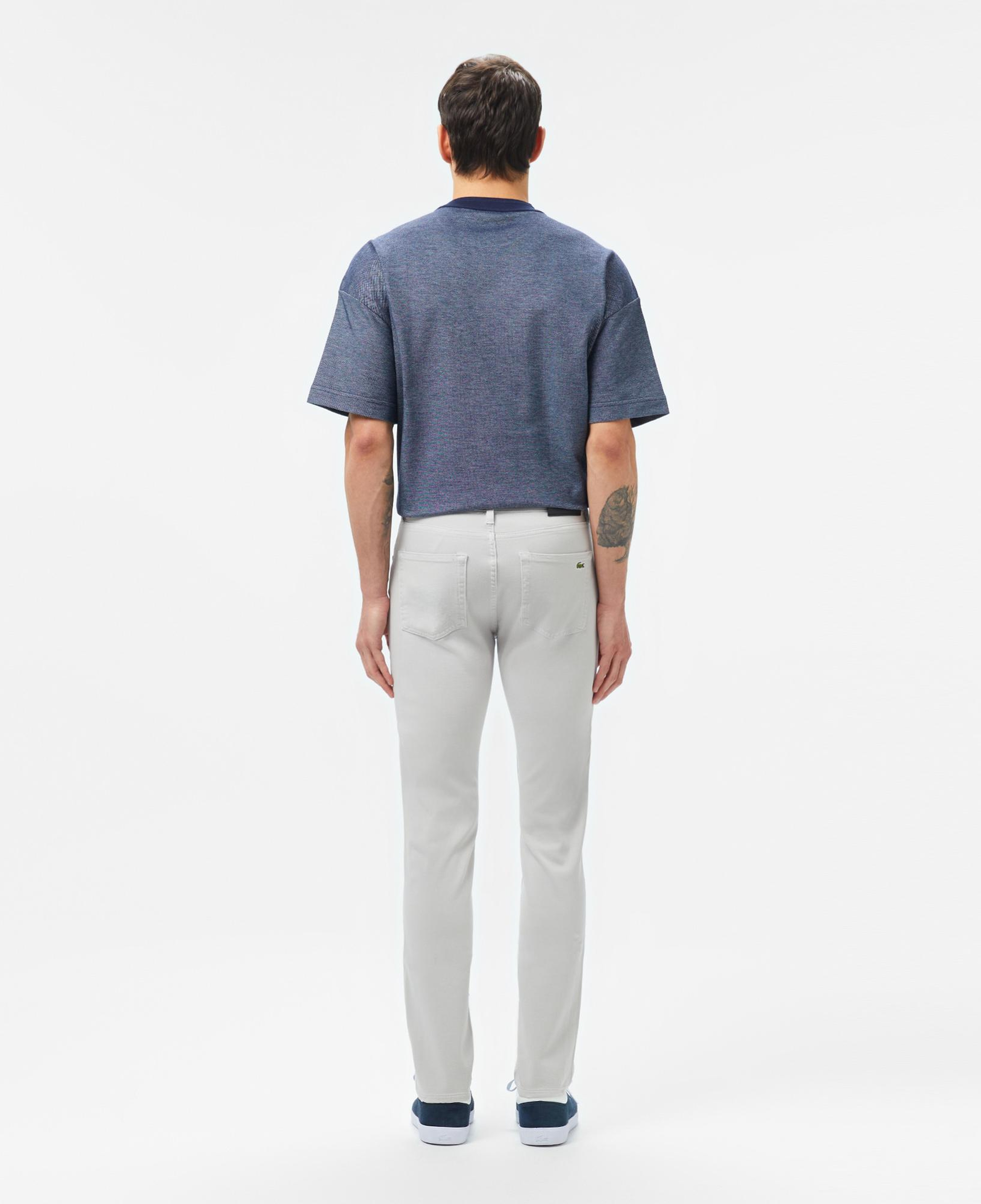 Erkek Slim Fit Gri Jean Pantolon