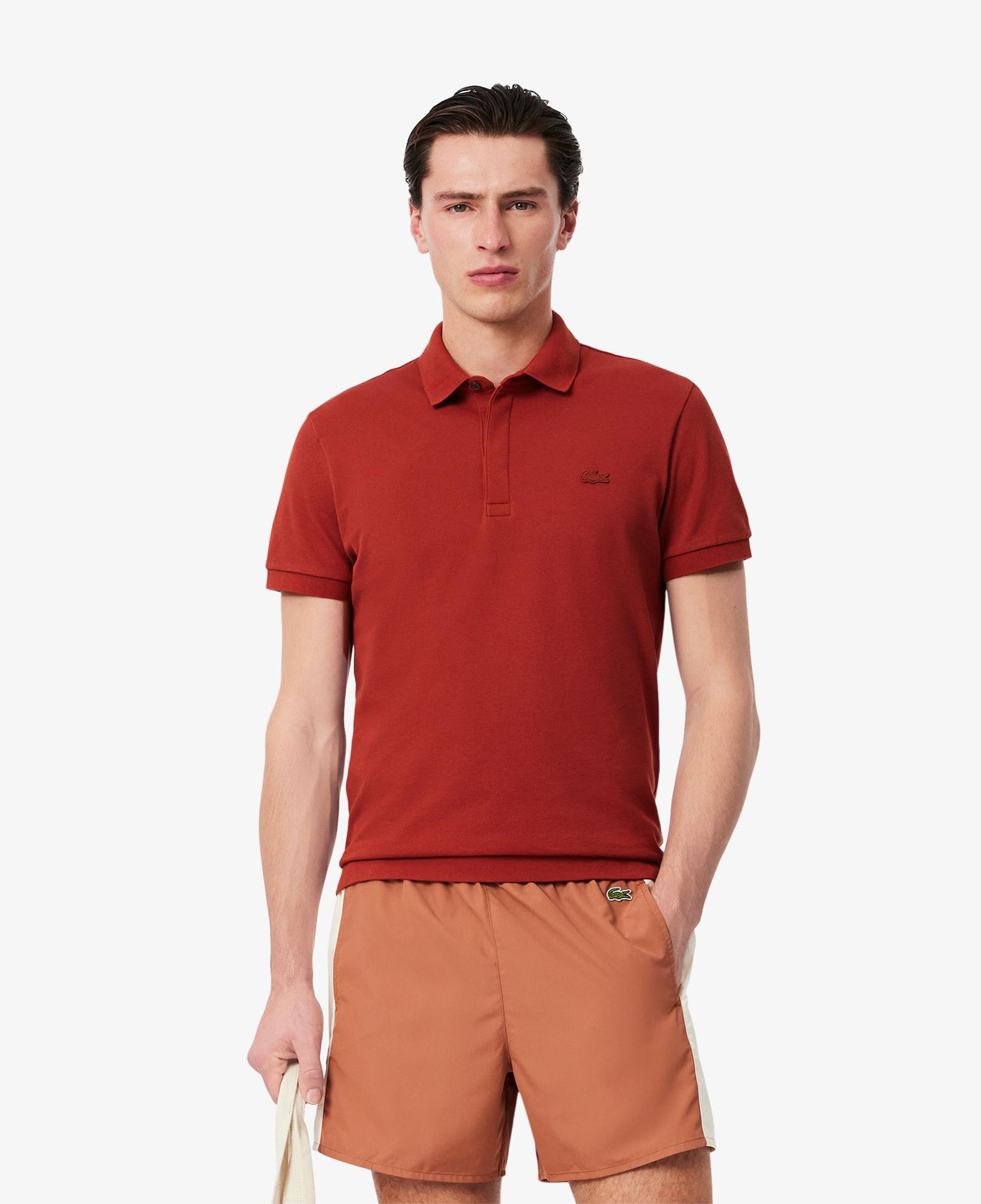 Erkek Regular Fit Kahverengi Paris Polo