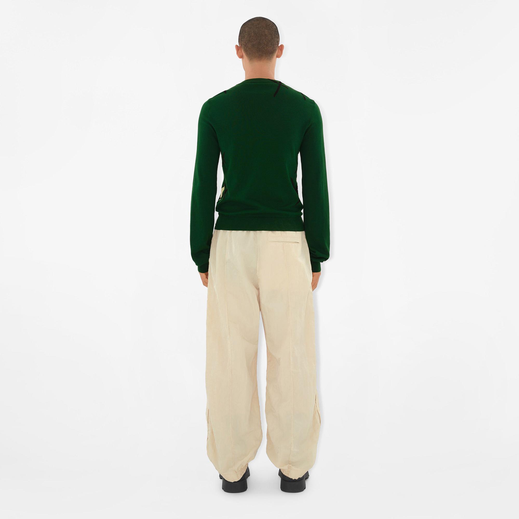 Burberry Erkek Yeşil Triko