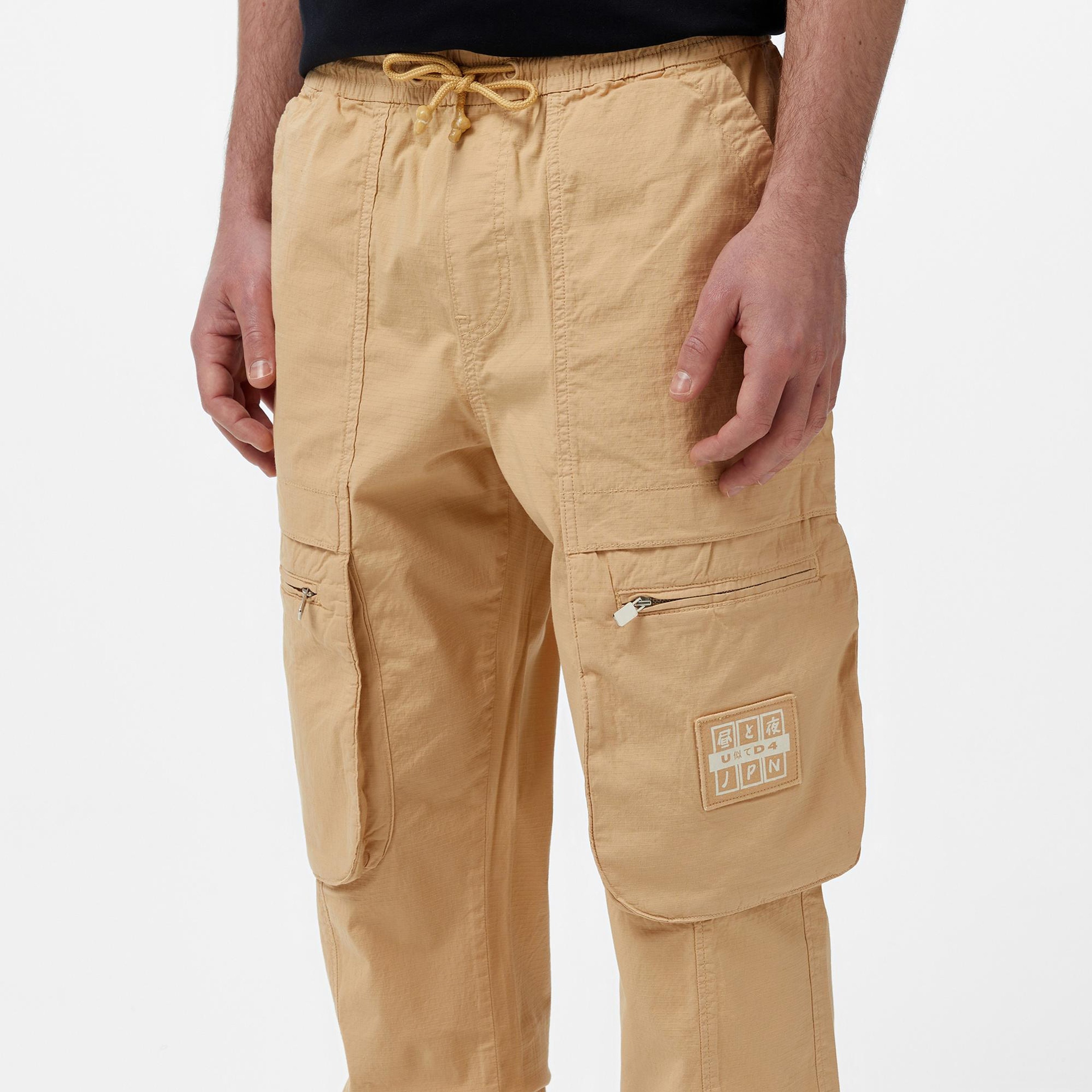 UNITED4 Oversize Erkek Kahverengi Pantolon