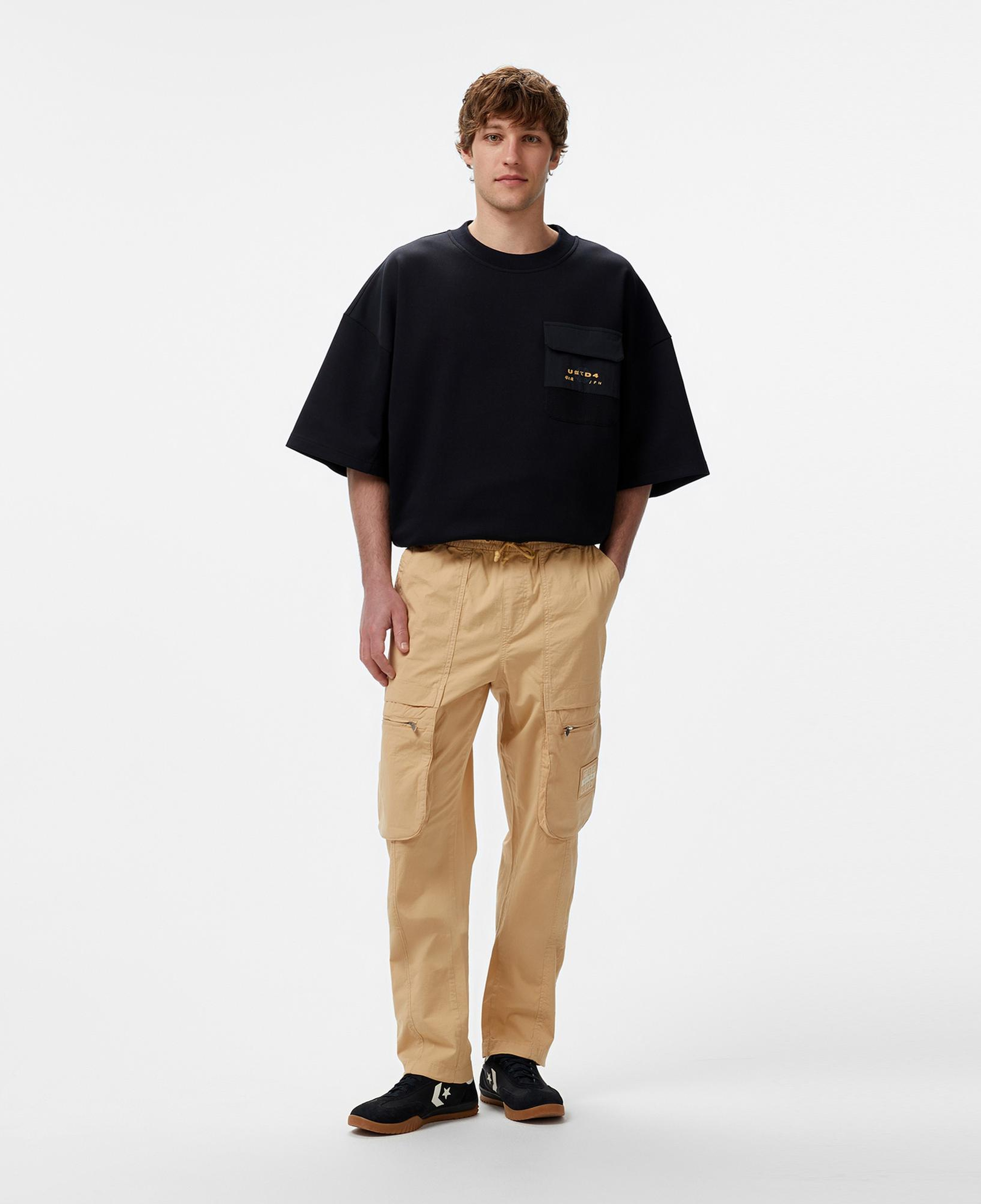 UNITED4 Oversize Erkek Kahverengi Pantolon