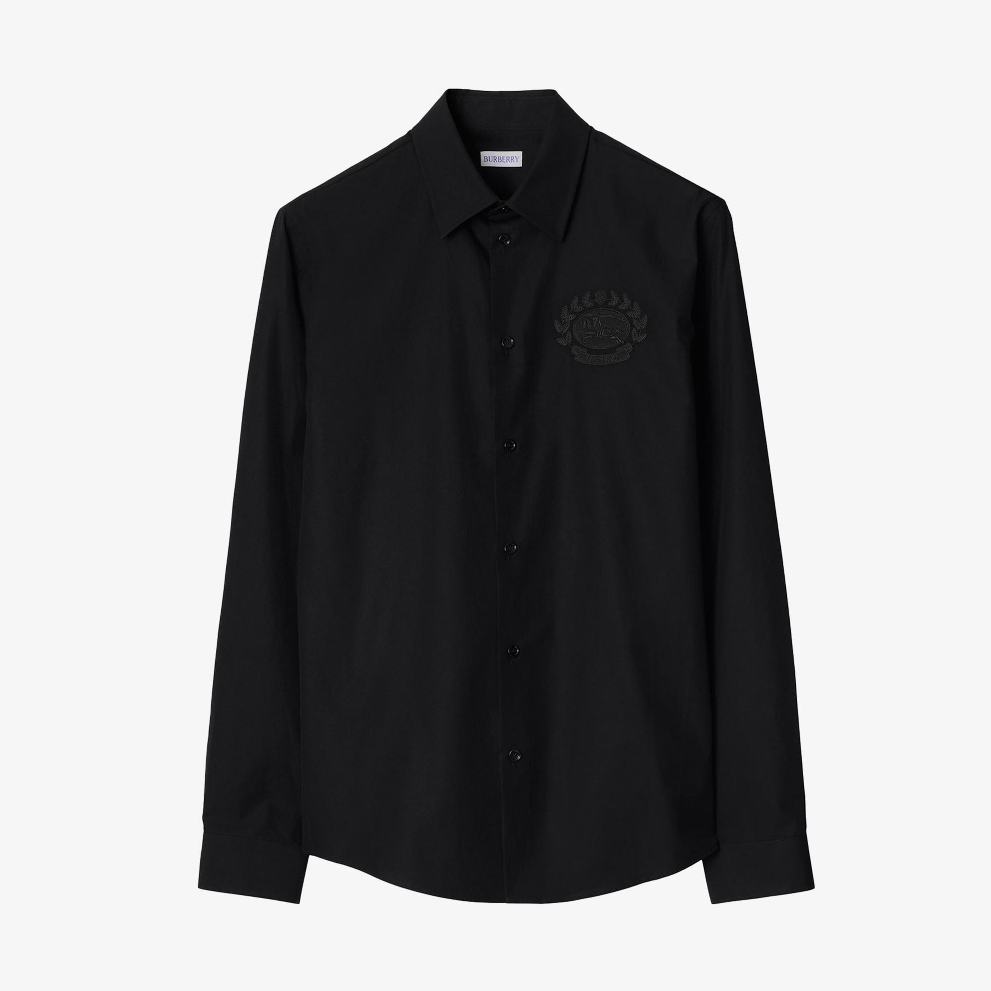 Burberry Erkek Siyah Gömlek