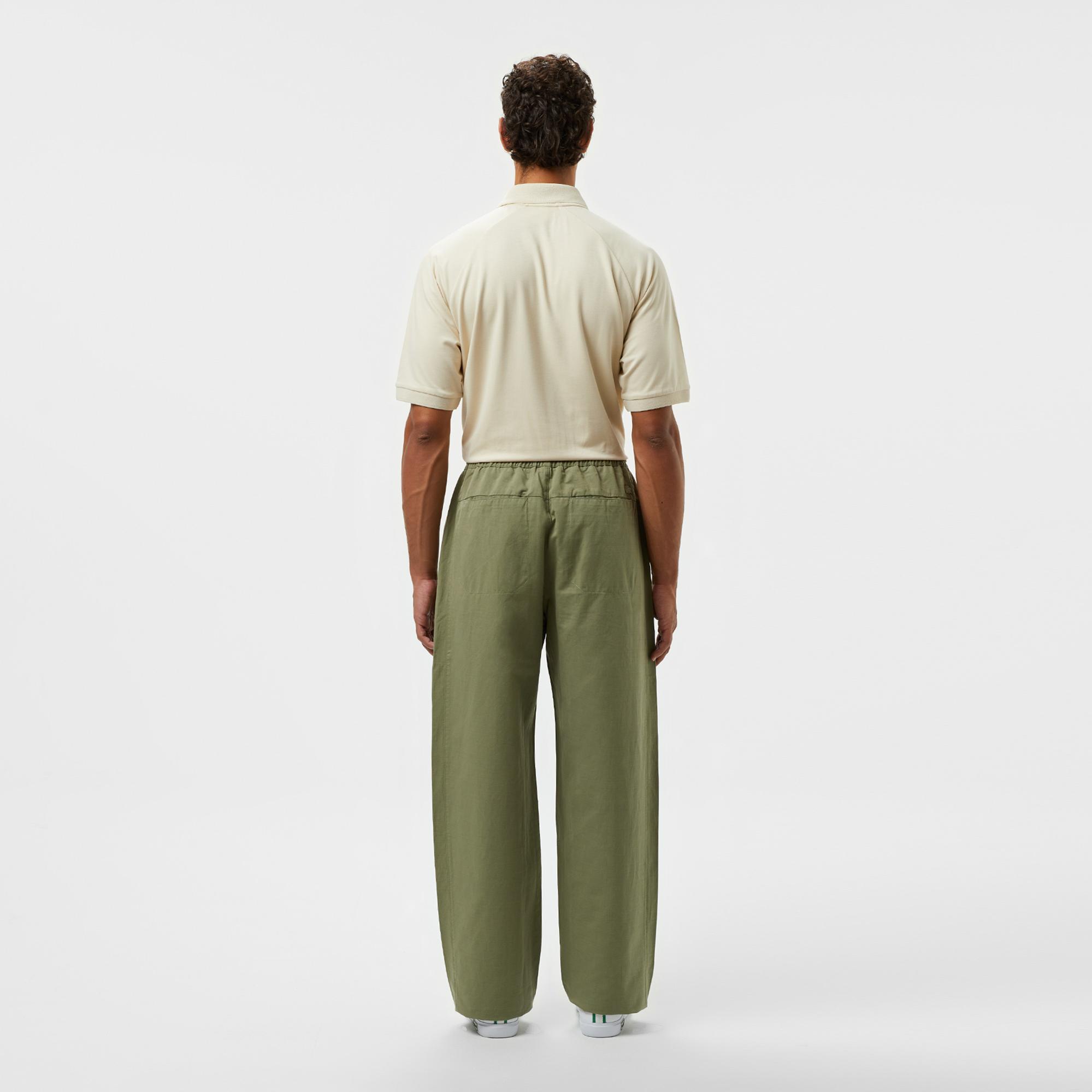 Erkek Relaxed Fit Haki Pantolon